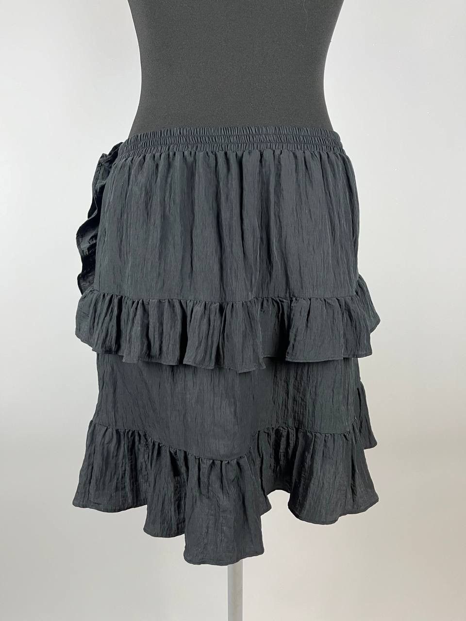 Designer × Maje Maje Black Short Skirt Size 42 (0300) Size 28" / US 6 / IT 42 - 3 Thumbnail
