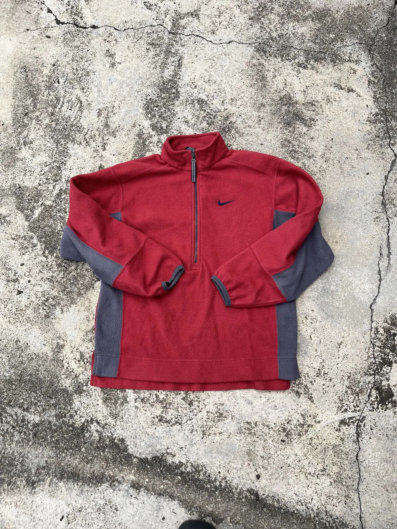 Nike Nike Half Zipper Fleece Jacket Size US M / EU 48-50 / 2 - 3 Thumbnail
