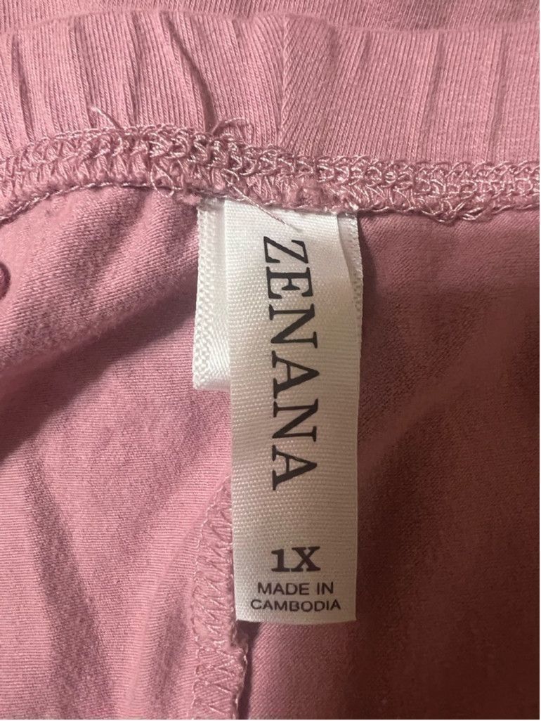 Other Women's Zenana Capri Pants Size 1X Pink Size 40" / US 18 - 3 Thumbnail