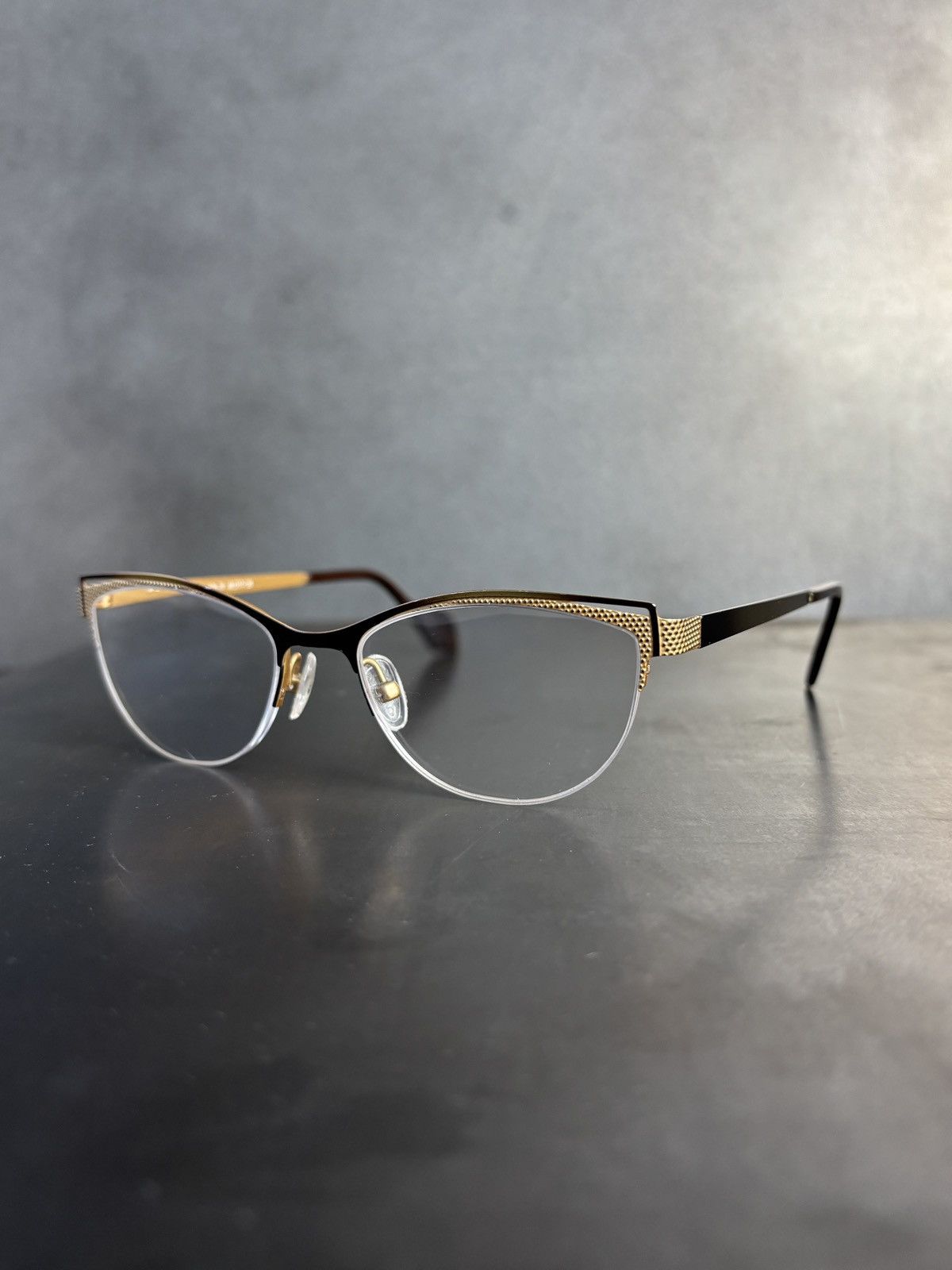 Designer × Other Ozone Eyeglasses The Netherlands L4132 Ombre Gold Frames Size ONE SIZE - 2 Thumbnail