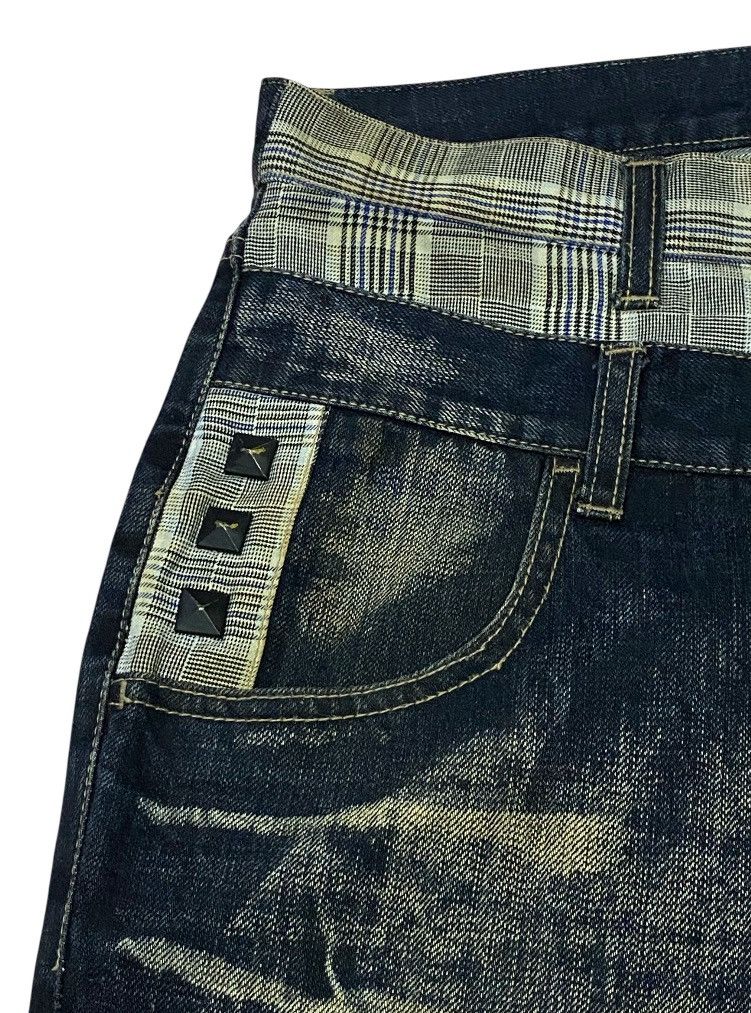 PPFM PPFM Double Waist Mud Wash Denim Pants Size US 32 / EU 48 - 11 Thumbnail