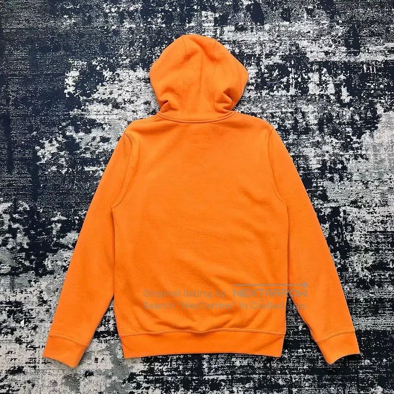 Hermes Hermes Orange Robot Leather Hooded Sweatshirt Size US M / EU 48-50 / 2 - 2 Thumbnail