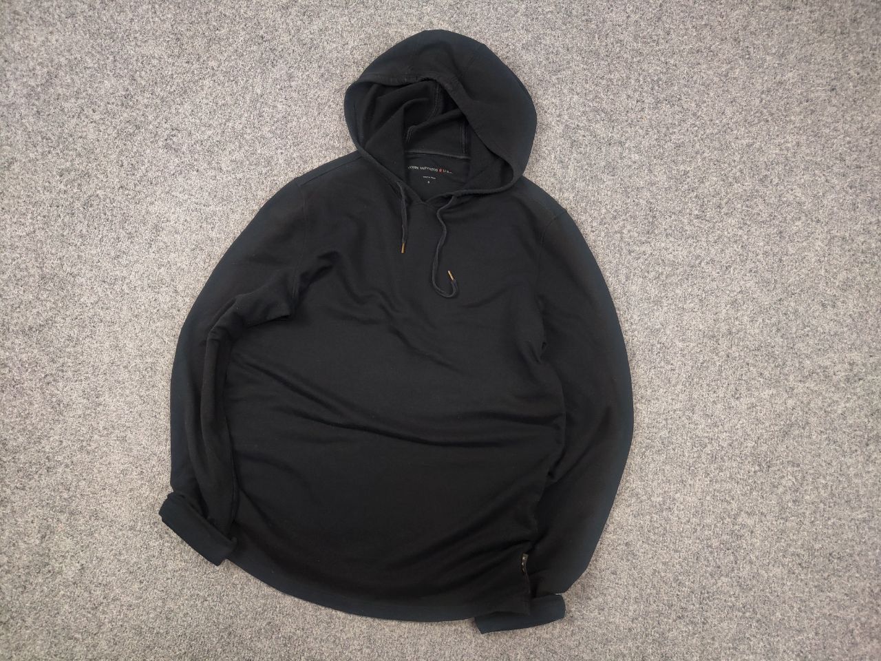 John Varvatos John Varvatos USA Design Black Cotton Blend Hoodie Vintage Size US S / EU 44-46 / 1 - 4 Thumbnail