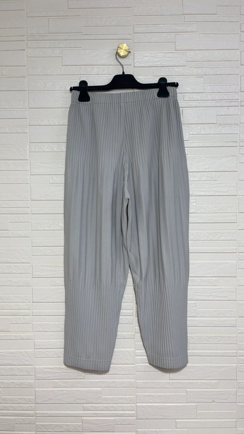 Issey Miyake Issey Miyake size:1 Grey pleated casual pants Size 22" - 4 Thumbnail