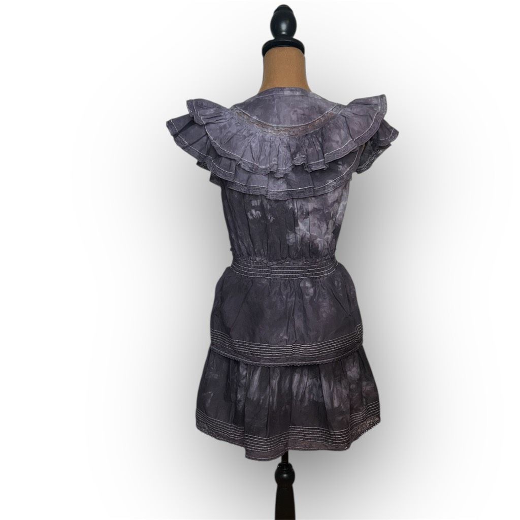 LoveShackFancy LoveShackFancy x Target, Charcoal Unique Tie Dyed Penelope D Size XS / US 0-2 / IT 36-38 - 3 Thumbnail