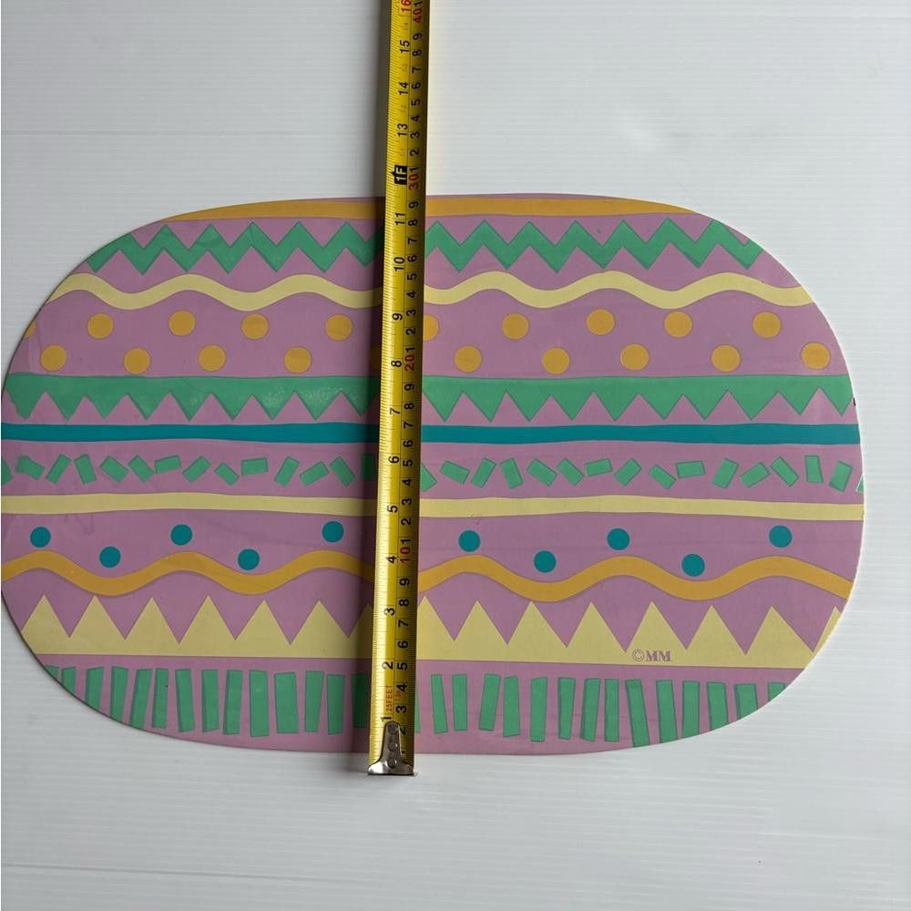 Designer Vintage 1990 Easter Placemats Set of 2 Size ONE SIZE - 3 Thumbnail