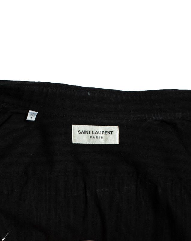 Saint Laurent Paris Saint Laurent, Striped officer shirt 2019 Size US L / EU 52-54 / 3 - 5 Thumbnail