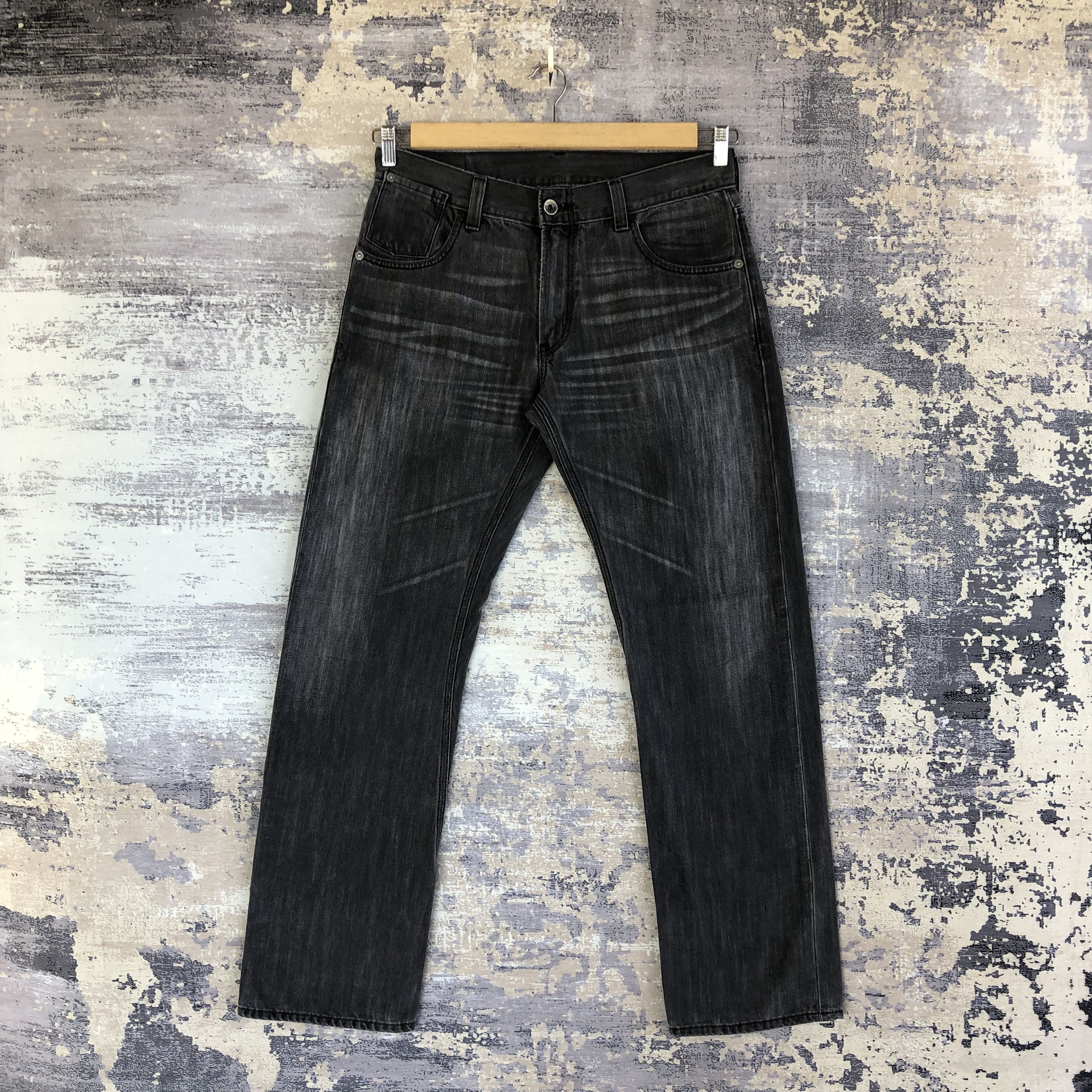 Levi's Vintage Super Black Levis 514 Jeans Levi's Faded Denim Size US 32 / EU 48 - 1 Thumbnail