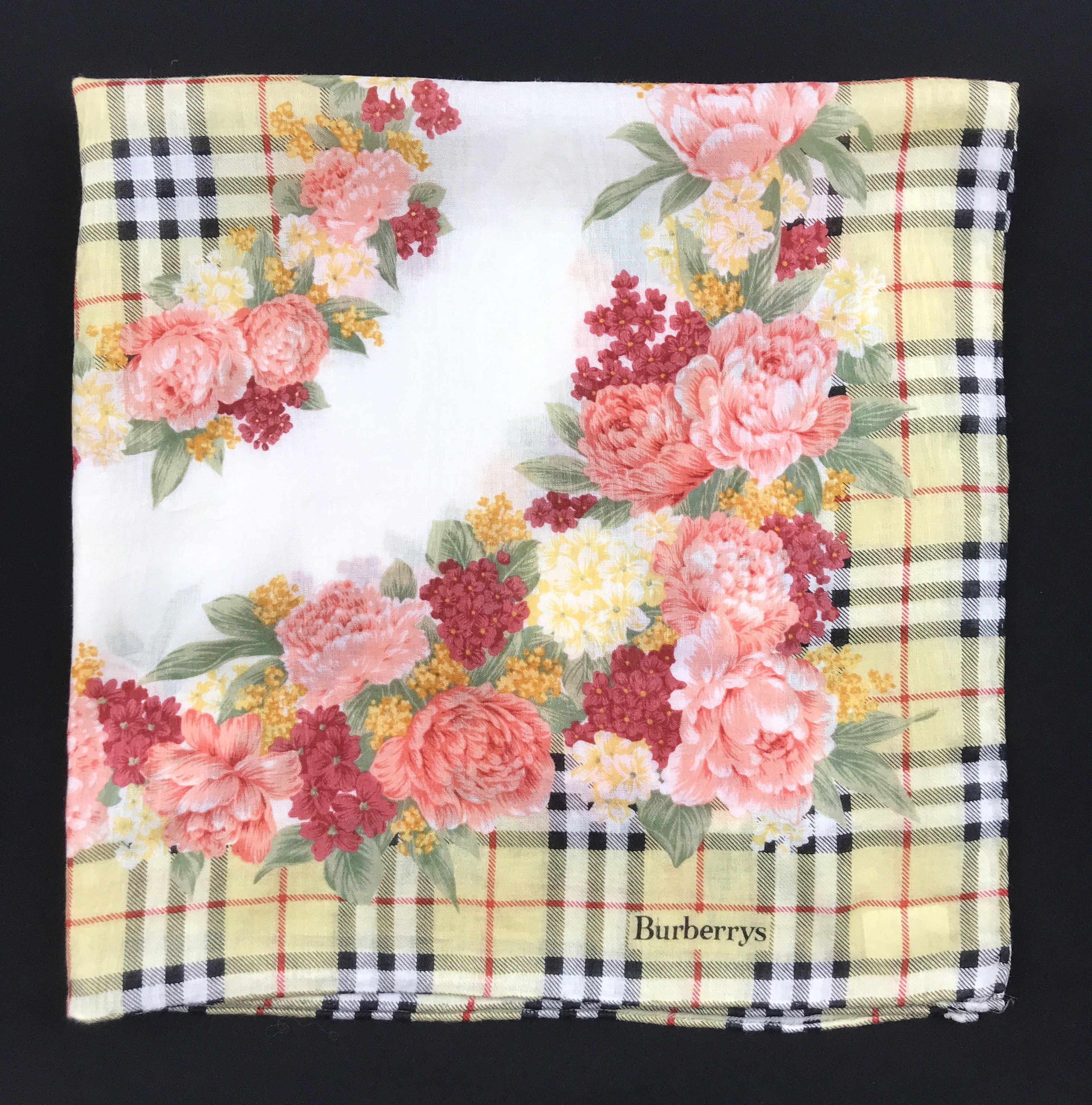 Burberry × Vintage Vintage Burberry Bandana Neckerchief Handkerchief Size ONE SIZE - 2 Thumbnail