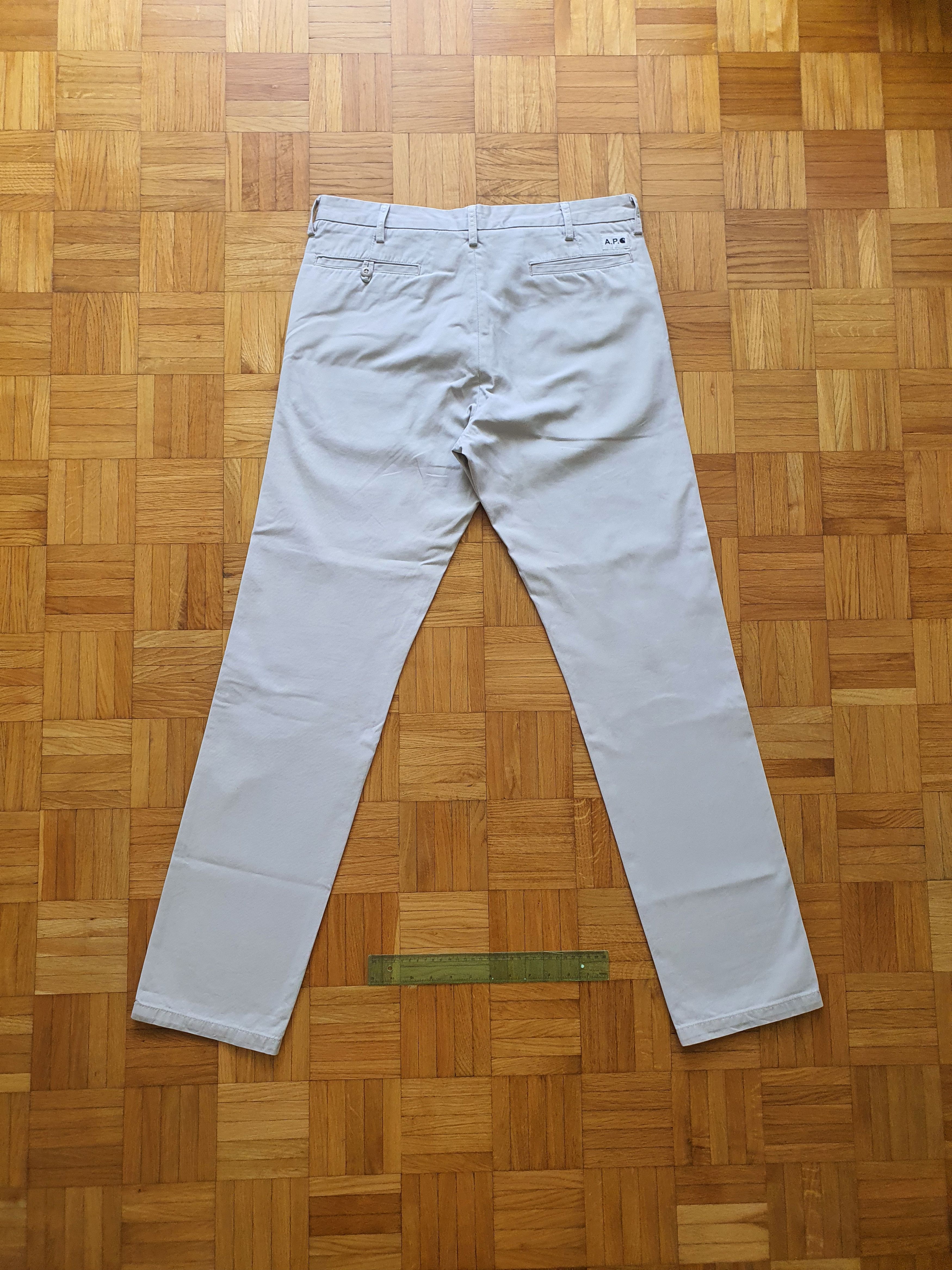 A.P.C. × Carhartt × Carhartt Wip Chinos Pants Trousers - CHINO PANT (F/W 2011 Collab) Size US 33 - 2 Thumbnail