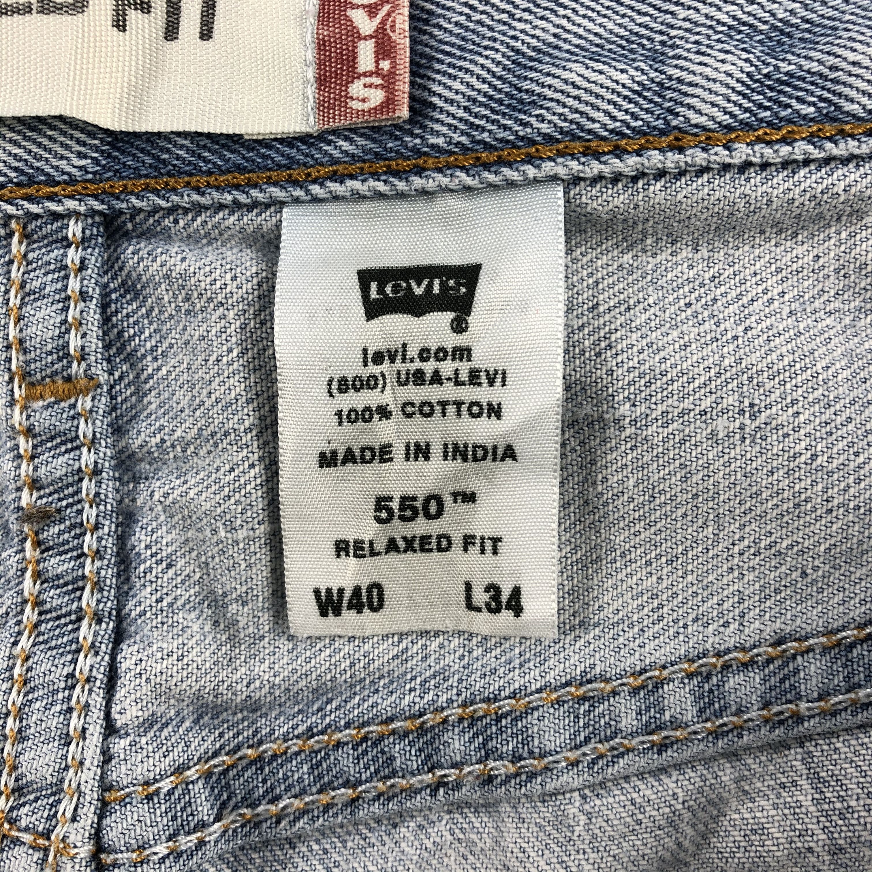 Levi's × Vintage Vintage Light Wash Levis 550 Jeans-JM1185 Size US 39 - 10 Thumbnail
