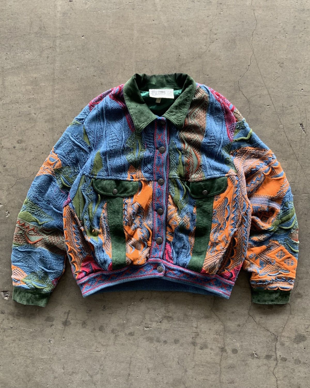 Coogi LAST DROP🔥Vintage Coogi 3d Patern Made In Australia Size US L / EU 52-54 / 3 - 1 Thumbnail