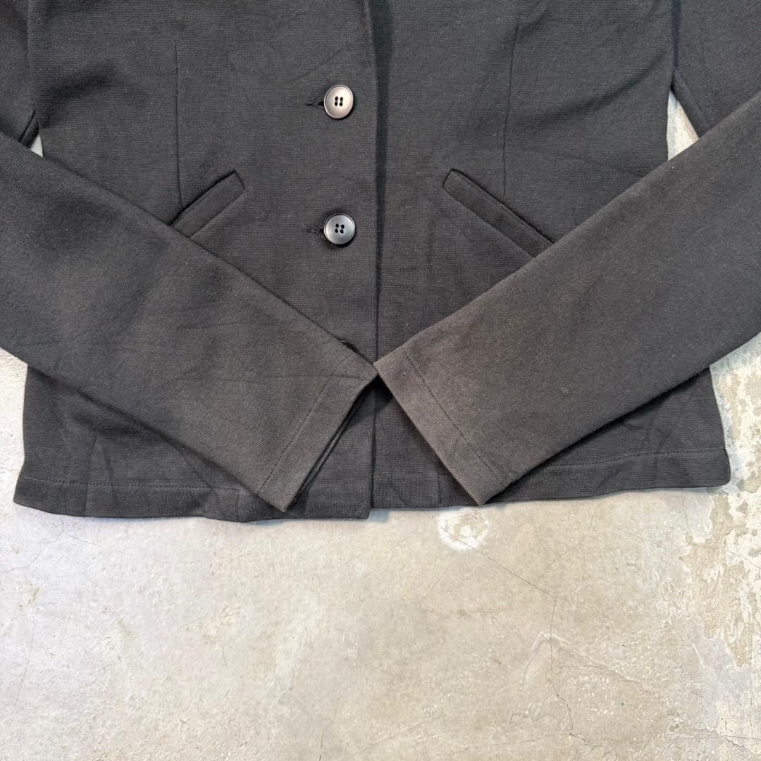 agnes b. Vintage Agnès B. Minimalist Black Tailored Blazer Jacket Size XS / US 0-2 / IT 36-38 - 5 Thumbnail