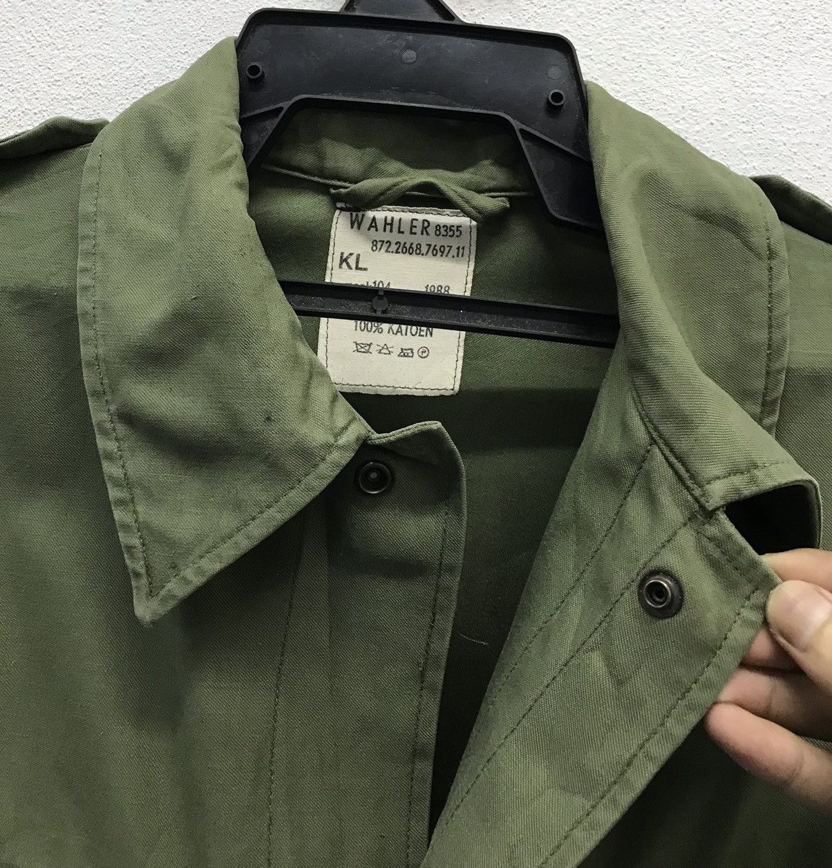Vintage Vintage Military Wahler Jacket Size US L / EU 52-54 / 3 - 4 Thumbnail