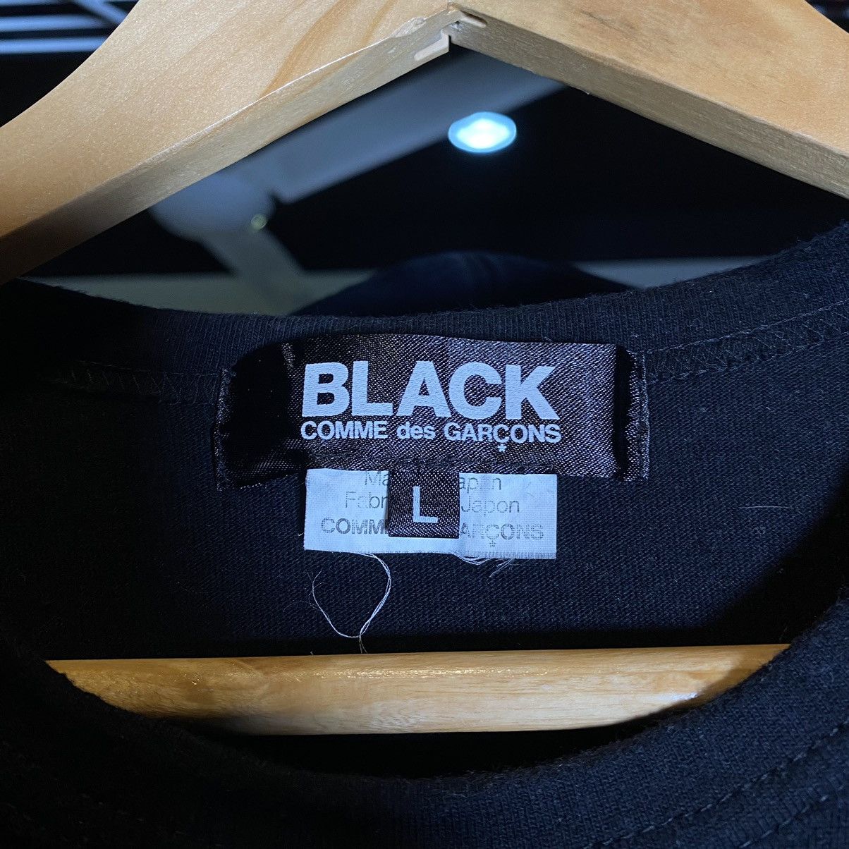 Comme des Garcons Black AD2011 Black Comme des Garcons tee Size US M / EU 48-50 / 2 - 8 Thumbnail