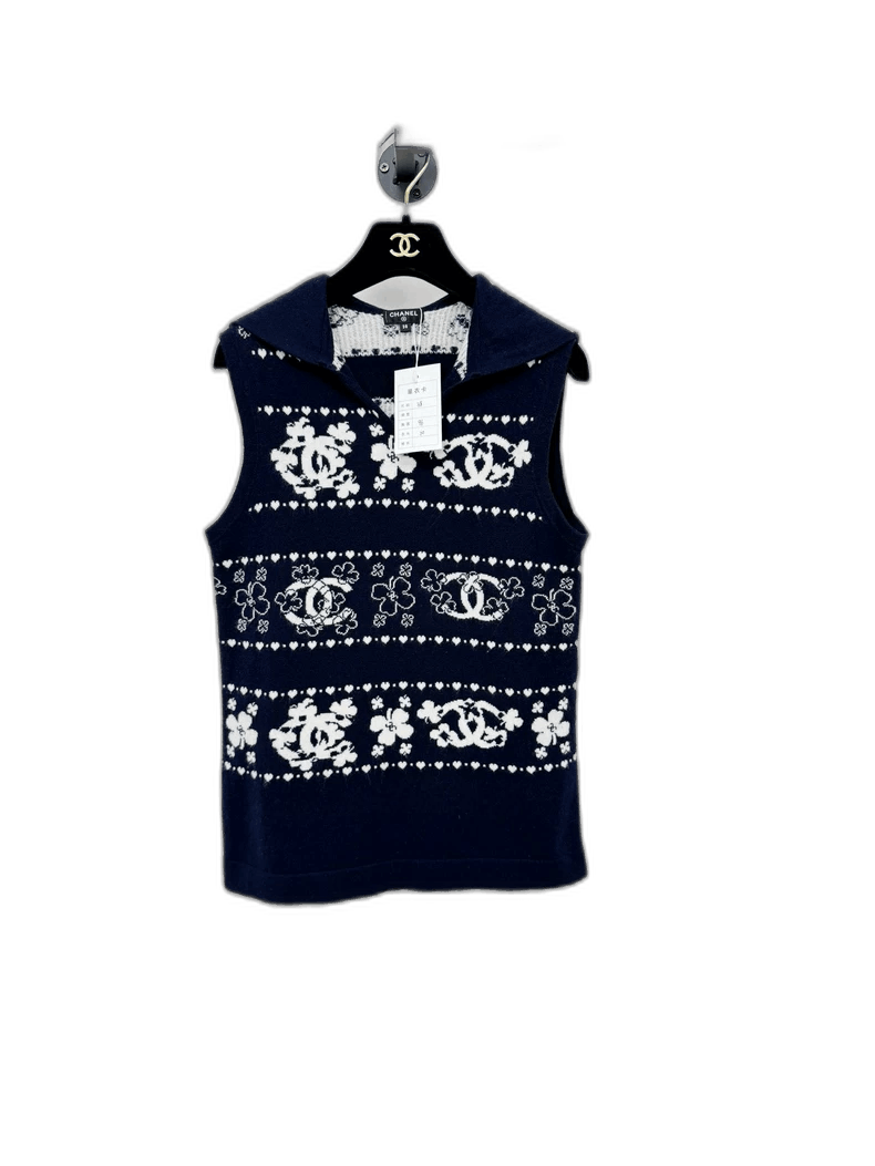 Chanel Chanel Cashmere Hooded Vest Size 38 -2505 Size M / US 6-8 / IT 42-44 - 1 Thumbnail