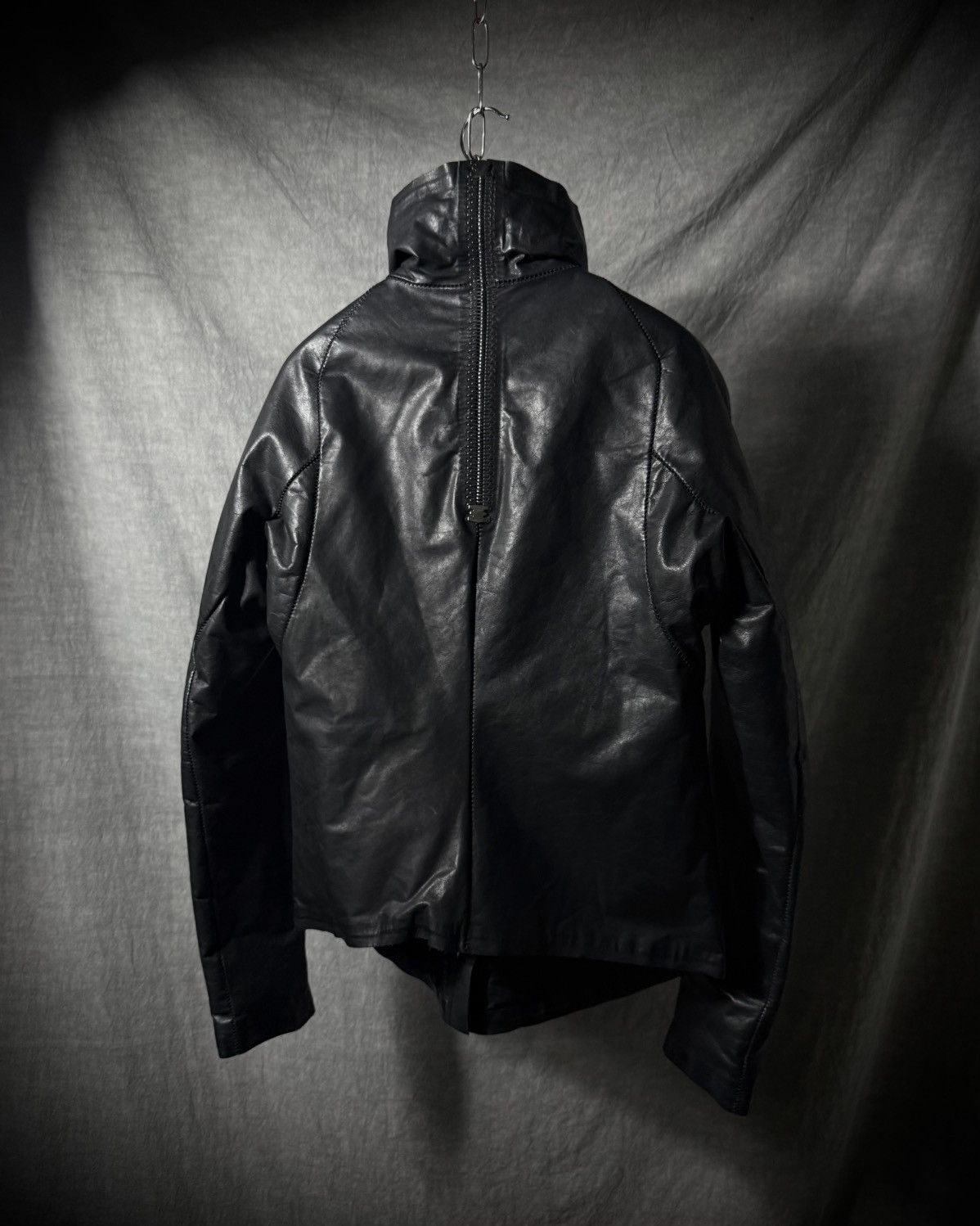 Isaac Sellam Experience Calfskin Down Leather Jacket