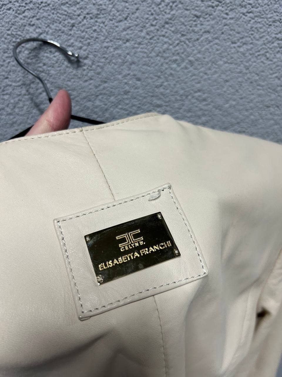 Elisabetta Franchi Elisabetta Franchi womens leather / silk jacket IT 42 / M Size M / US 6-8 / IT 42-44 - 20 Thumbnail