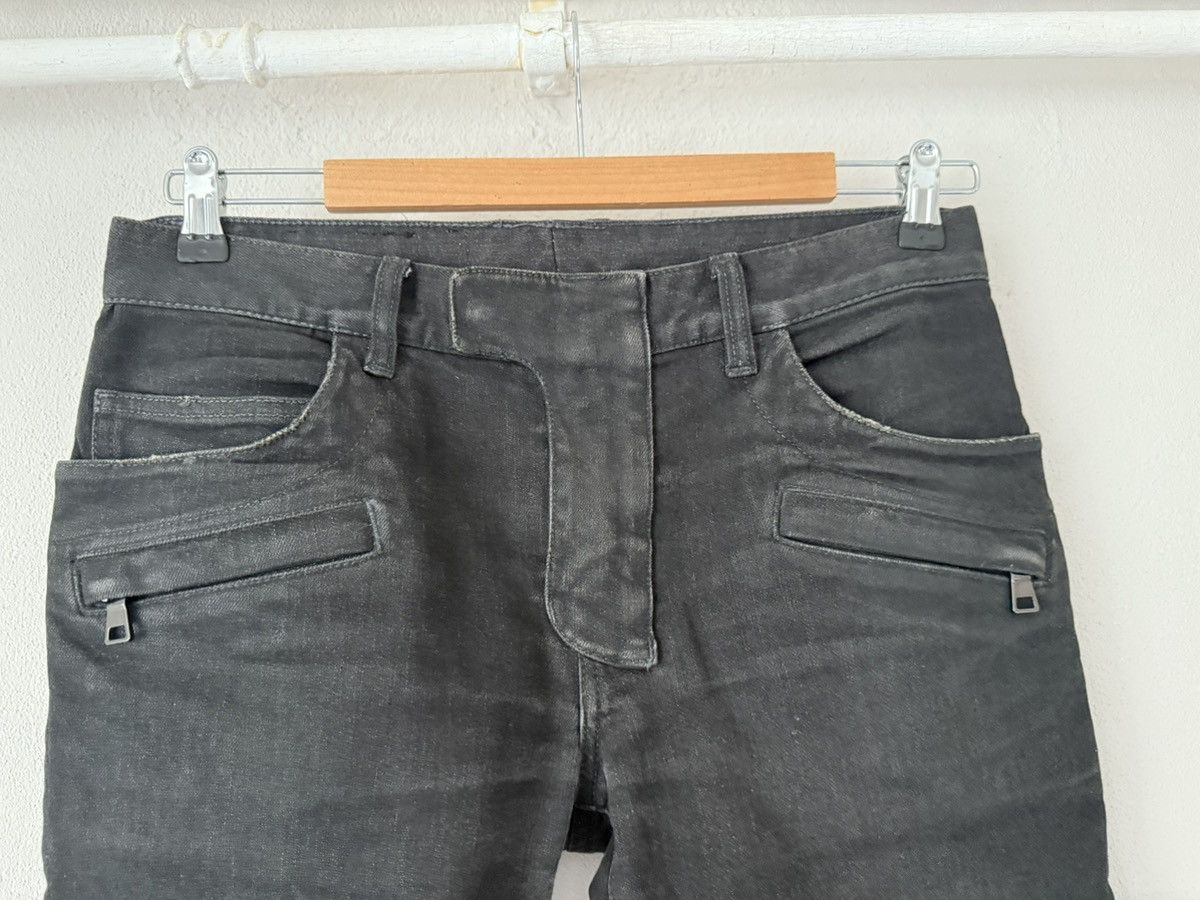 Balmain Black Biker Jeans Size US 30 / EU 46 - 2 Thumbnail