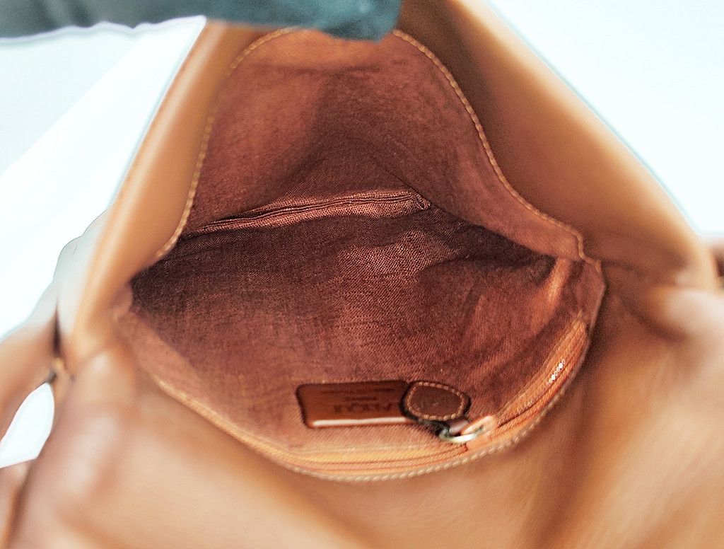 Leather LALIQUE full brown calf leather sling bag Size ONE SIZE - 3 Thumbnail