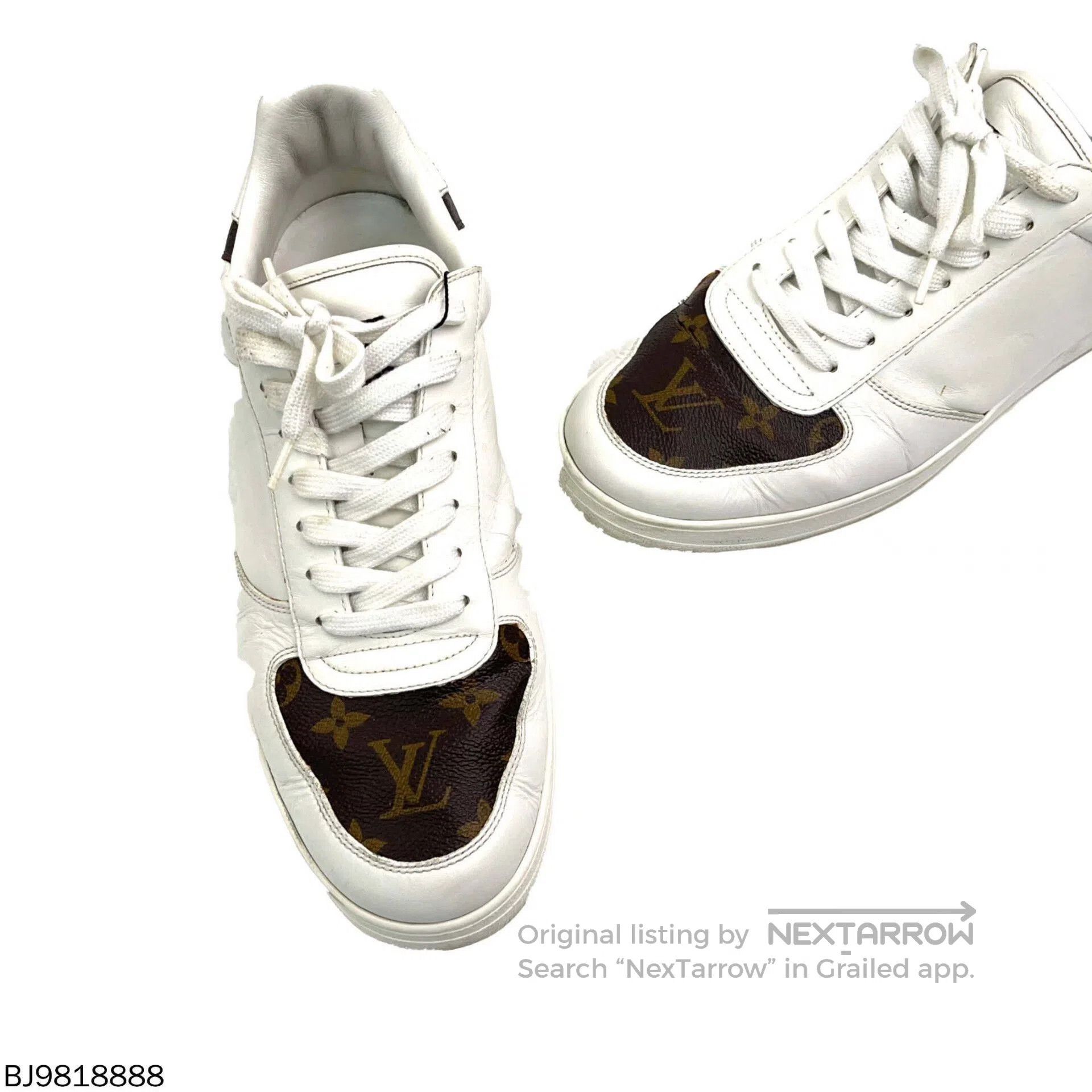 Louis Vuitton Louis Vuitton Rivoli Casual Sneakers in Leather. Size US 8 / EU 41 - 3 Thumbnail