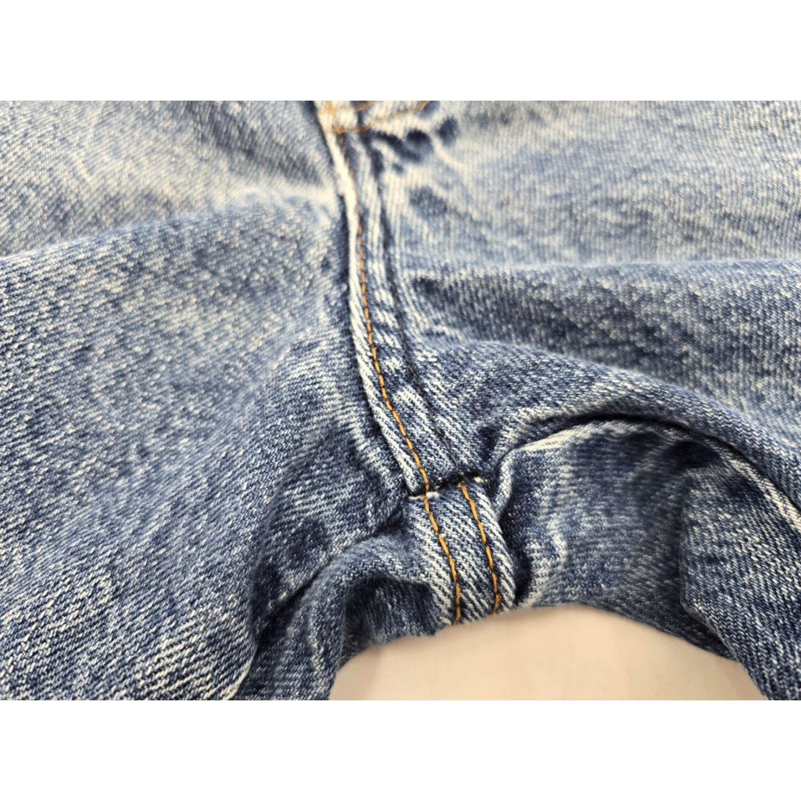 Dickies Dickies Jeans - Women - 36x31 - 90s Blue Light Wash - Plus Size - 5-Pocket Denim - Button Zip - Inseam 31 - Straight Style - Vintage? No Size 25" / US 0 / IT 36 - 3 Thumbnail