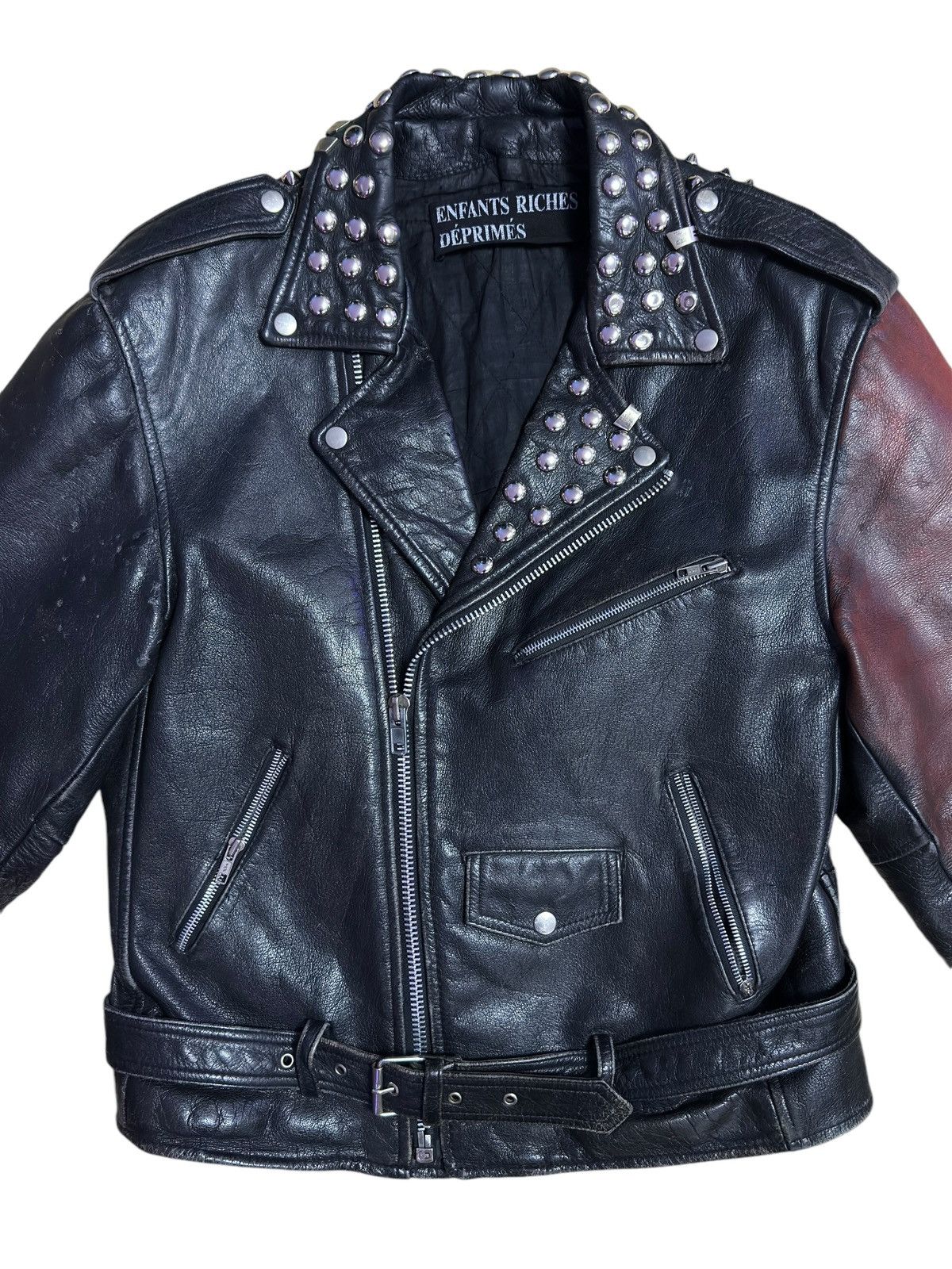 Enfants Riches Deprimes ERD 1/1 “Romeo Void” Hand Painted Leather Jacket Size US XL / EU 56 / 4 - 9 Thumbnail