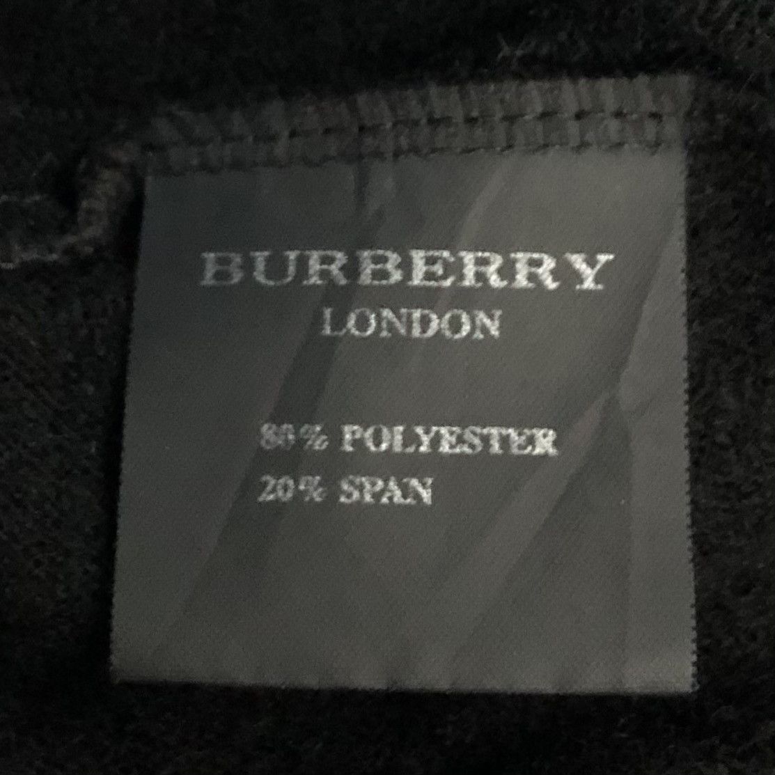 Burberry × Vintage Burberry London Long Sleeve Top Black with Nova Check Accent Size US M / EU 48-50 / 2 - 10 Thumbnail