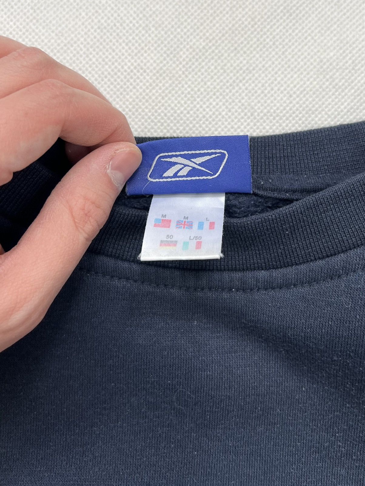 Reebok × Vintage Sweatshirt Reebok Spellout Big Logo Vintage 90’s Size US M / EU 48-50 / 2 - 3 Thumbnail