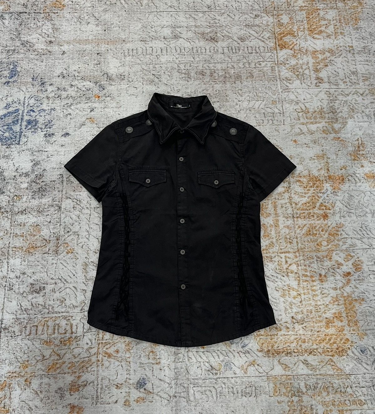 Japanese Brand 2000s Midas Japanese Punk Gothic Button Up Size US L / EU 52-54 / 3 - 1 Thumbnail