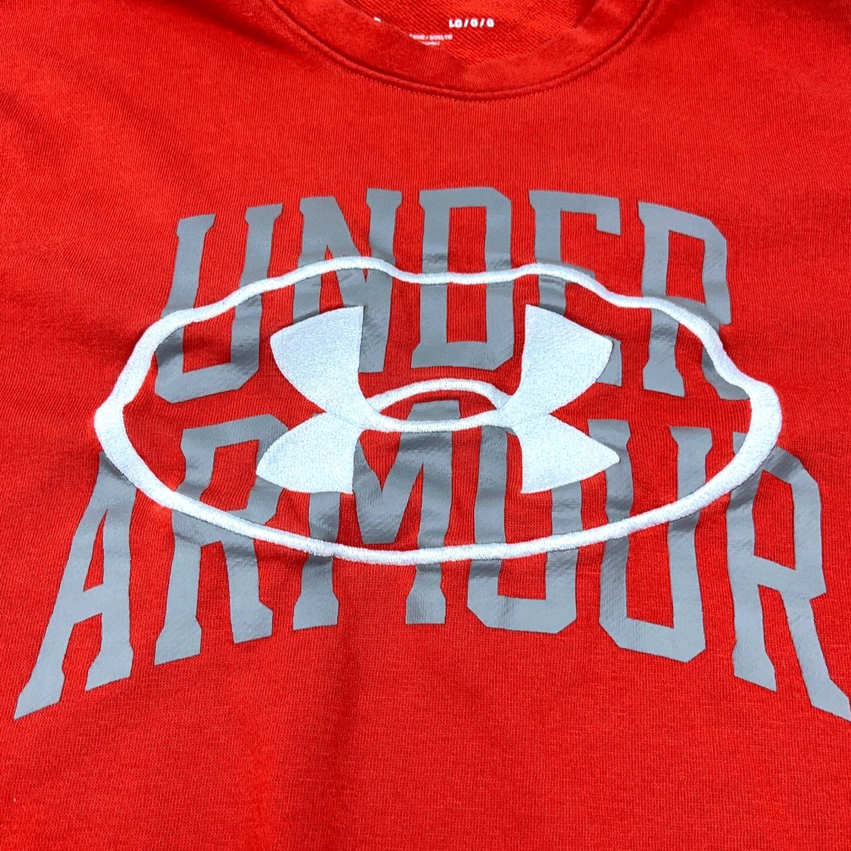 Under Armour Under Armour Sweatshirt Men L Orange Crew Neck Pullover Size US L / EU 52-54 / 3 - 3 Thumbnail
