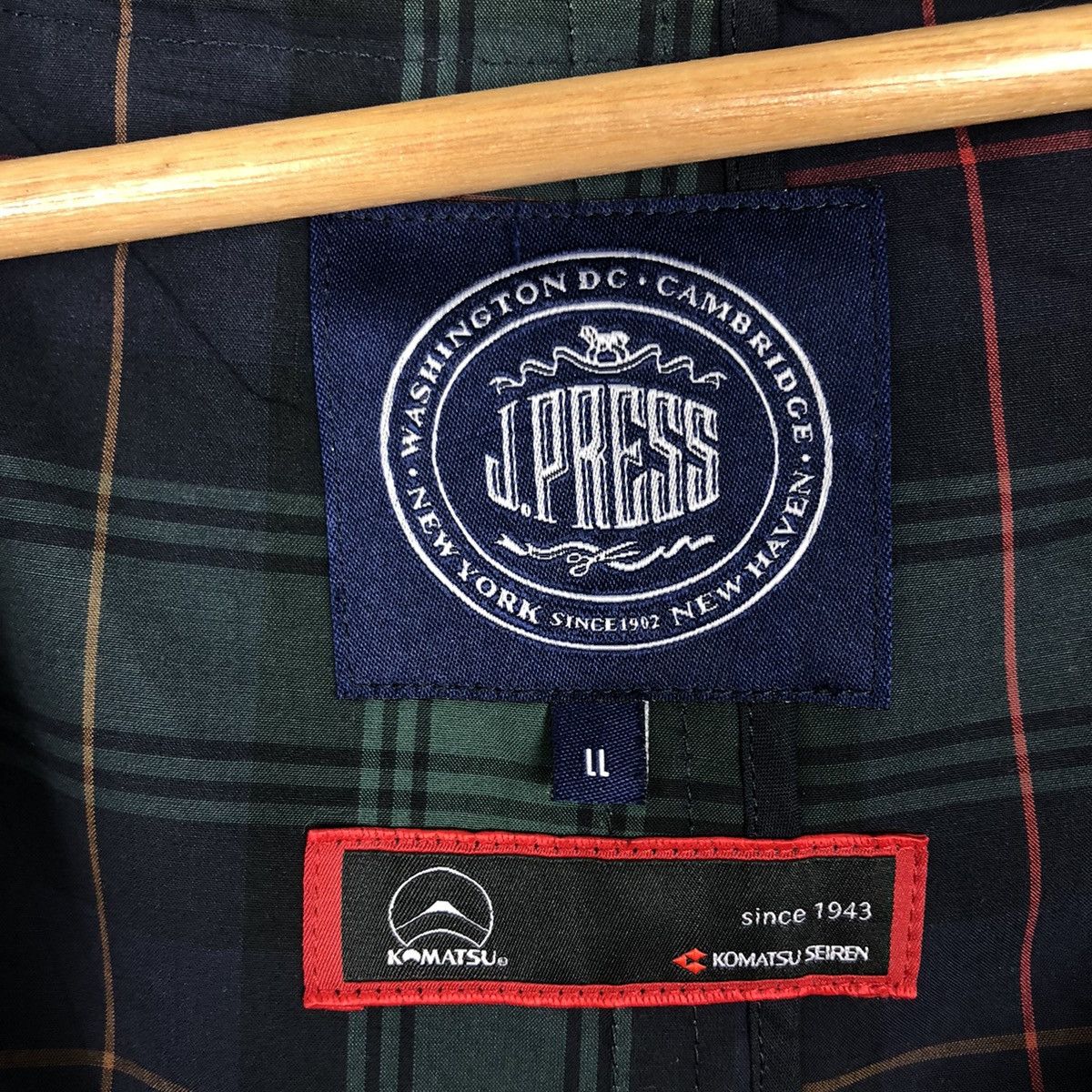 Japanese Brand 🔥RARE ISSEY MIYAKE STYLE LONG JACKET BLANKET LINING J PRESS Size US L / EU 52-54 / 3 - 14 Thumbnail