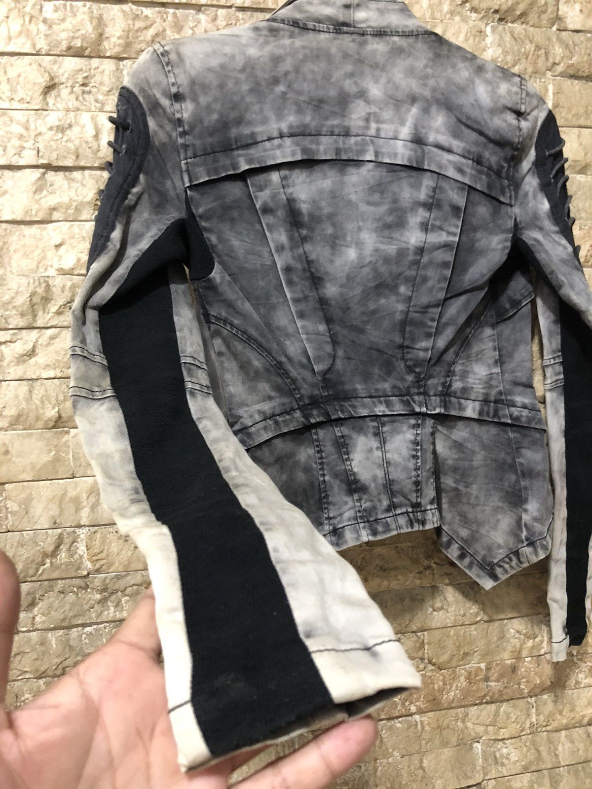 14th Addiction Comme Premium Acid Wash Gothic Jacket Size US S / EU 44-46 / 1 - 6 Thumbnail
