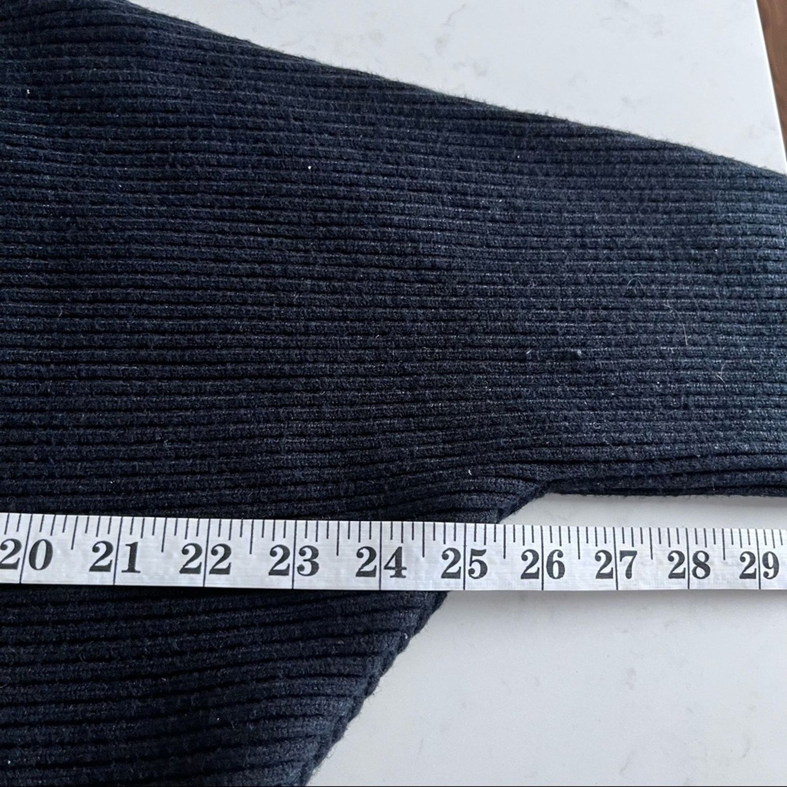 Zara Zara black knit ribbed bat sleeve sweater size Small Size S / US 4 / IT 40 - 11 Thumbnail
