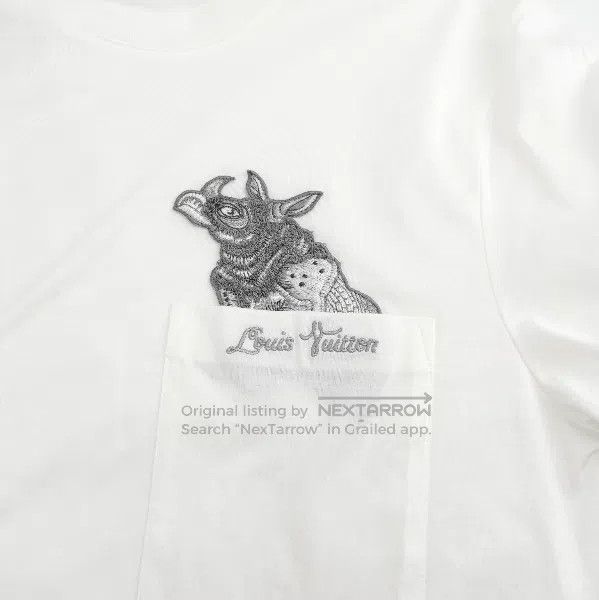 Louis Vuitton Louis Vuitton Logo Cotton T-Shirt in White. Size US XS / EU 42 / 0 - 4 Thumbnail