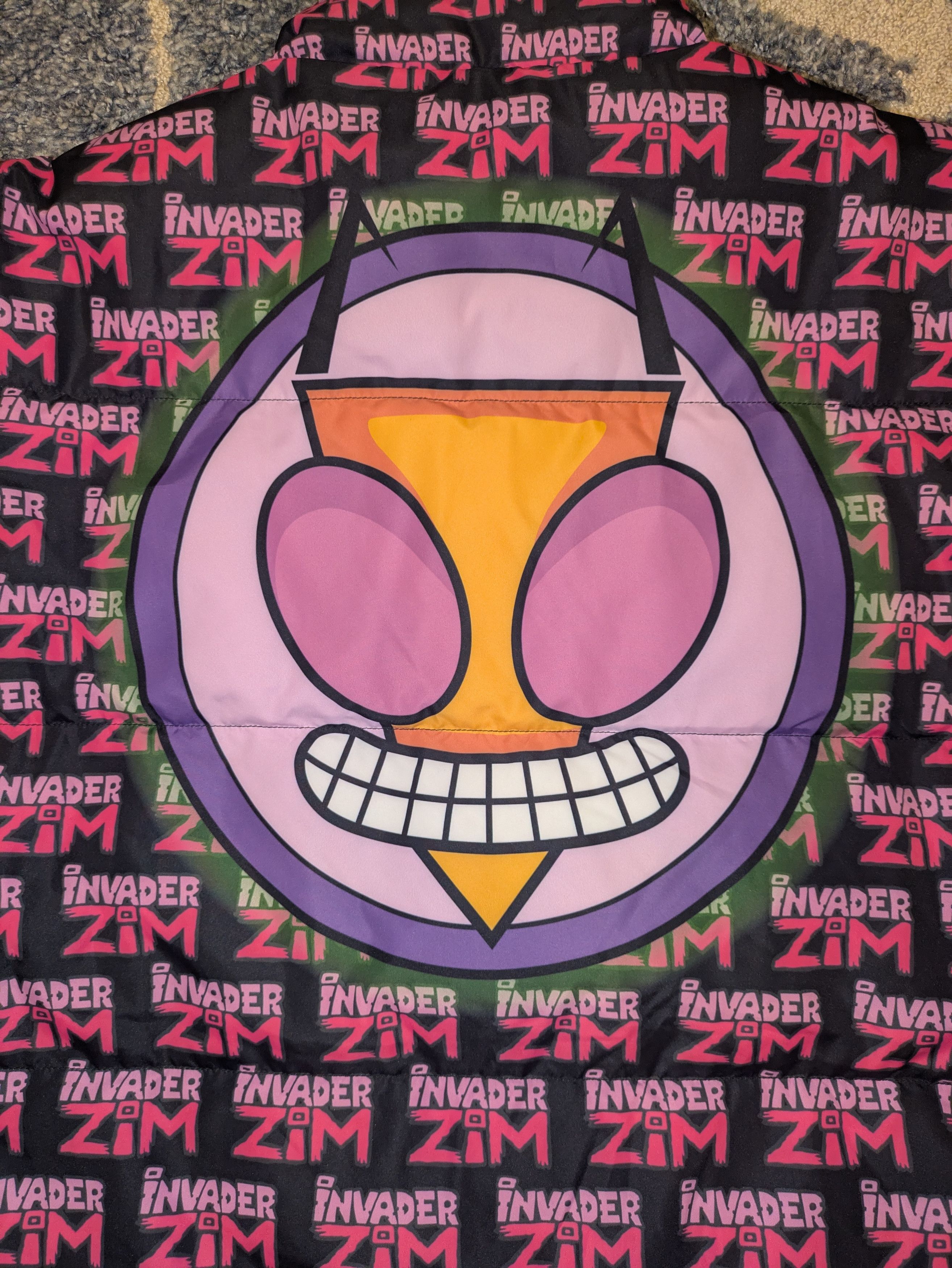 Nickelodeon Invader Zim Puffer Jacket Size US L / EU 52-54 / 3 - 3 Thumbnail