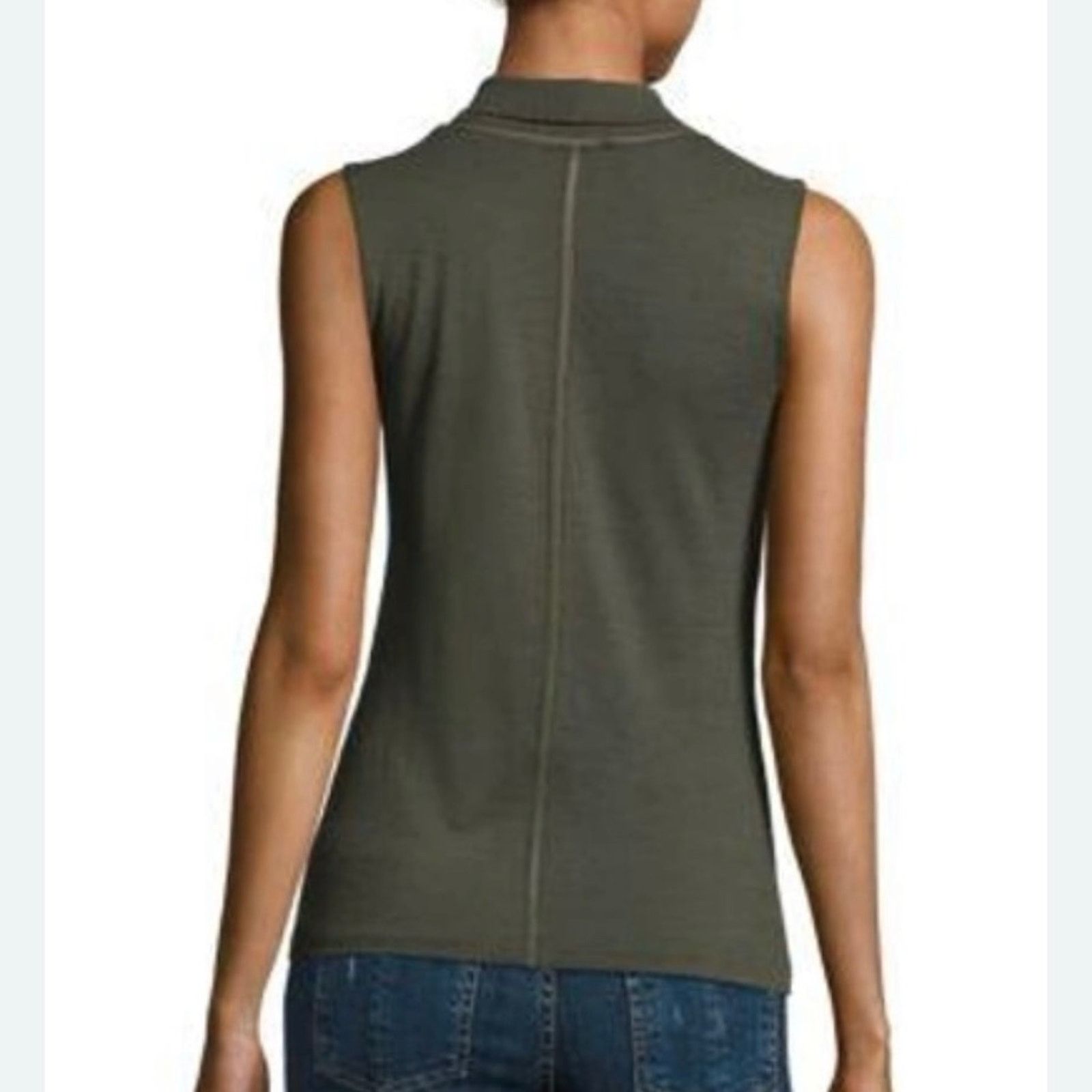 Rag & Bone rag & bone Sleeveless Mock Neck Ribbed Top Size Small Size S / US 4 / IT 40 - 13 Thumbnail