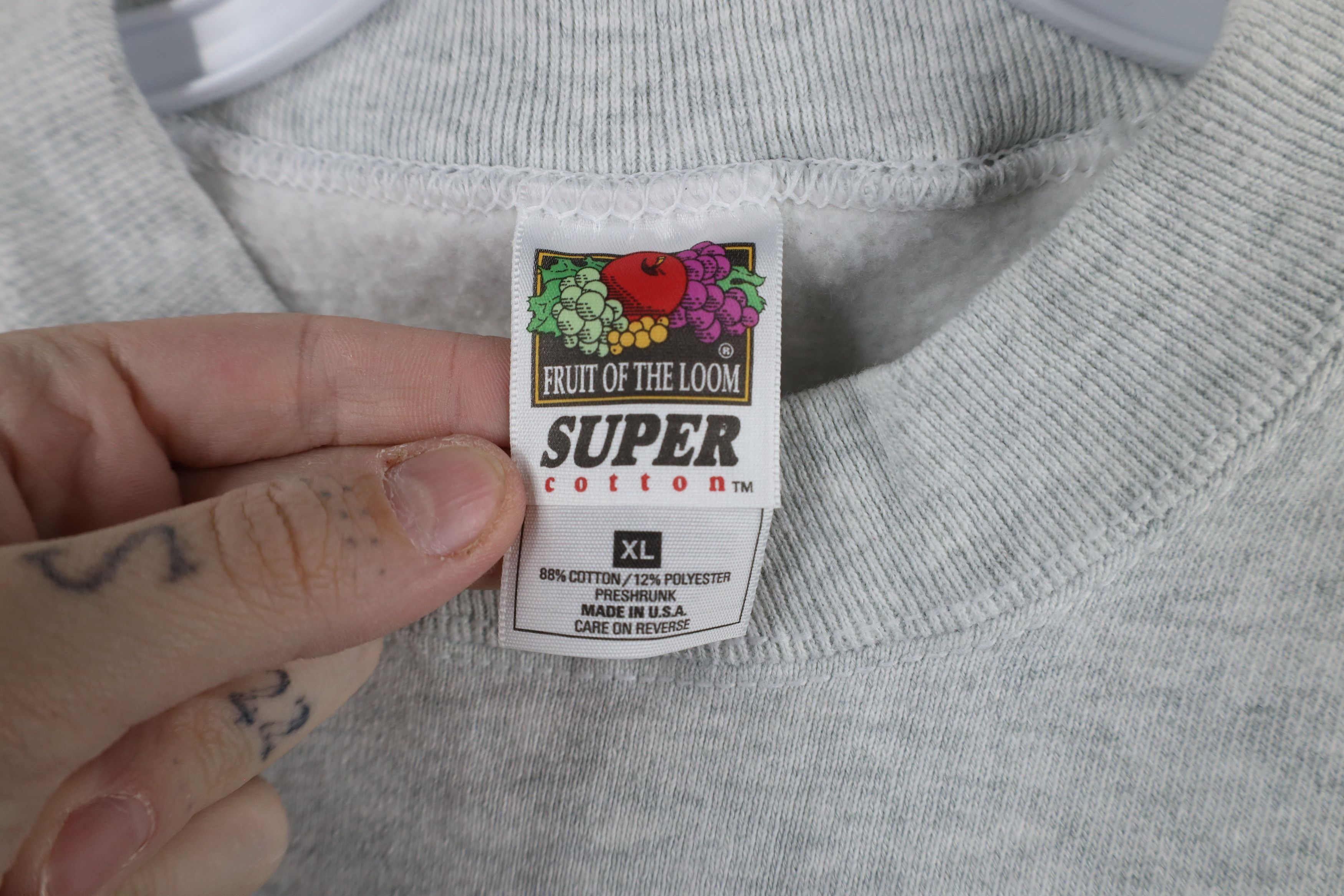 Vintage Vintage 90s Streetwear Heavyweight Crewneck Sweatshirt USA Size US XL / EU 56 / 4 - 5 Thumbnail