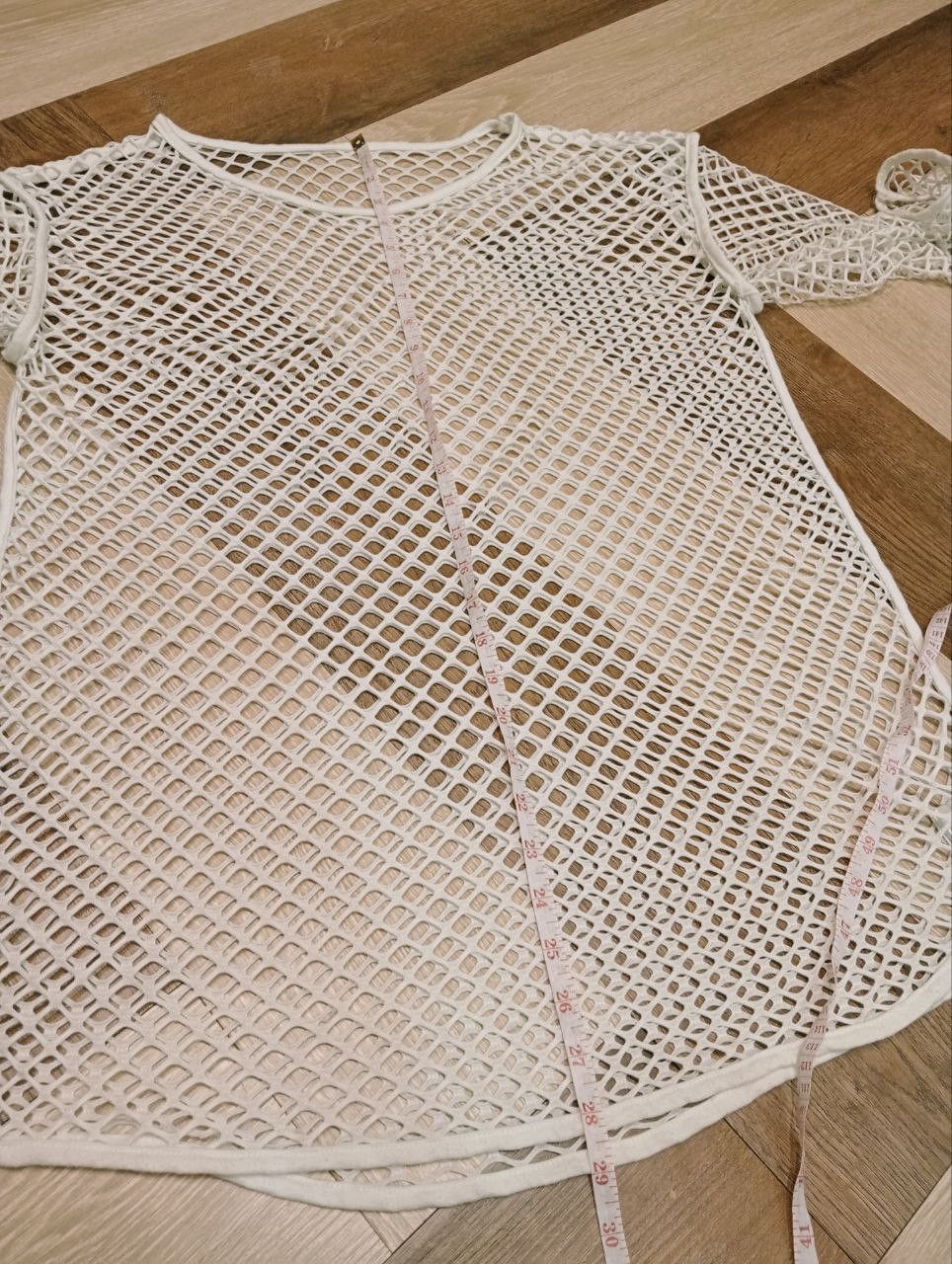 Japanese Brand WEGO JAPAN WHITE MESH TOPS Size US L / EU 52-54 / 3 - 7 Thumbnail