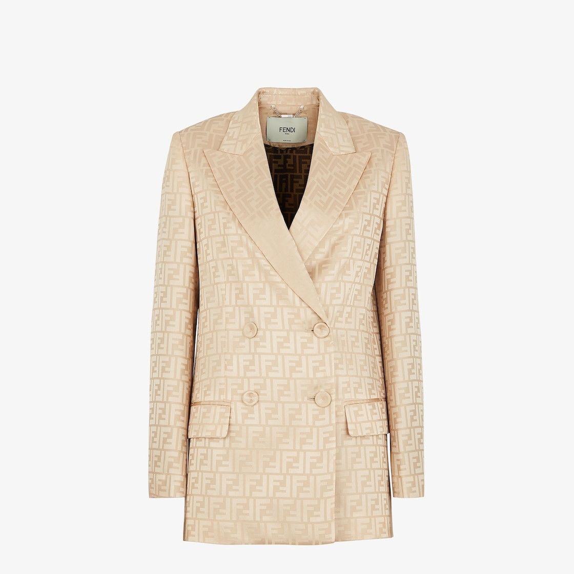 Fendi o1w1db10225 Jacket in Beige Size S / US 4 / IT 40 - 1 Thumbnail