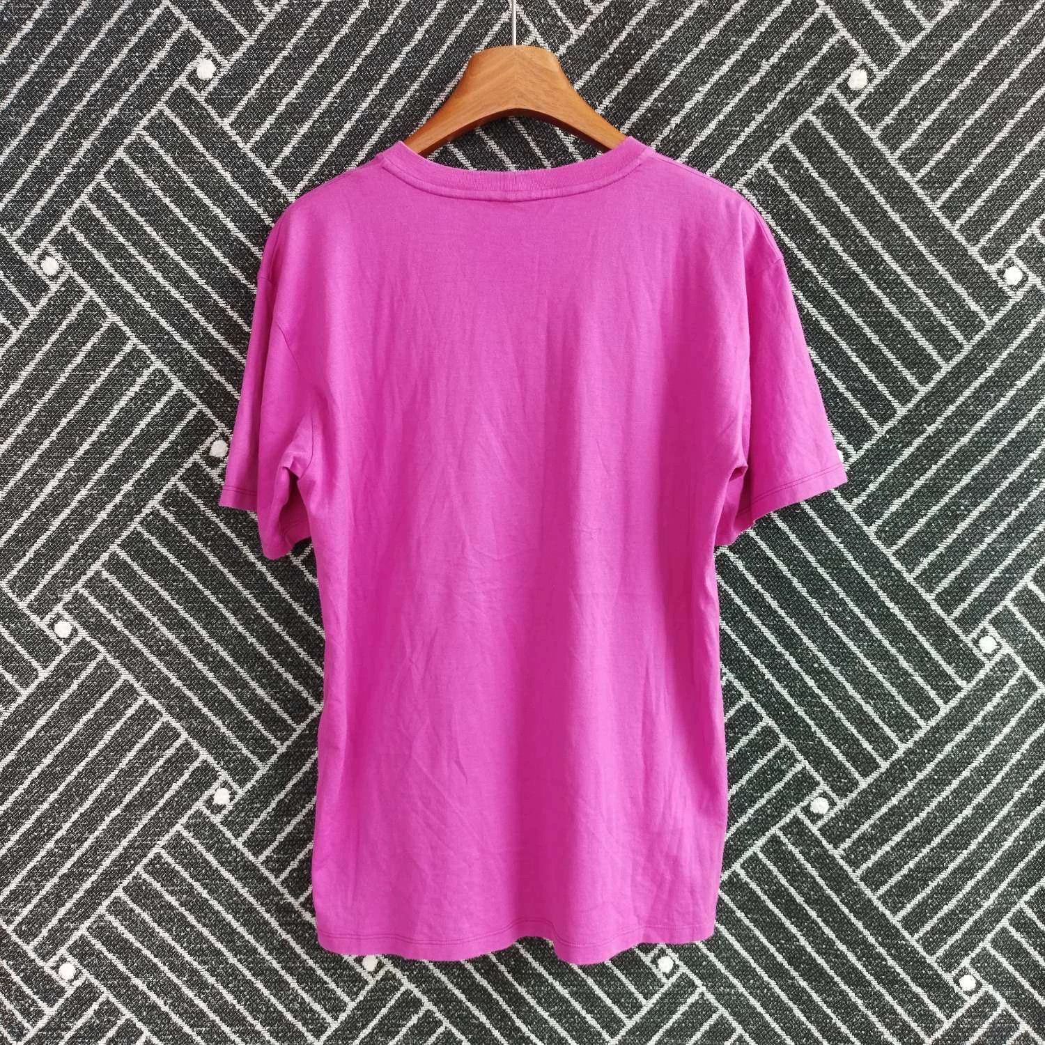 Celine CELINE SS21 Logo Print Women's Pink M Tee Size M / US 6-8 / IT 42-44 - 2 Thumbnail