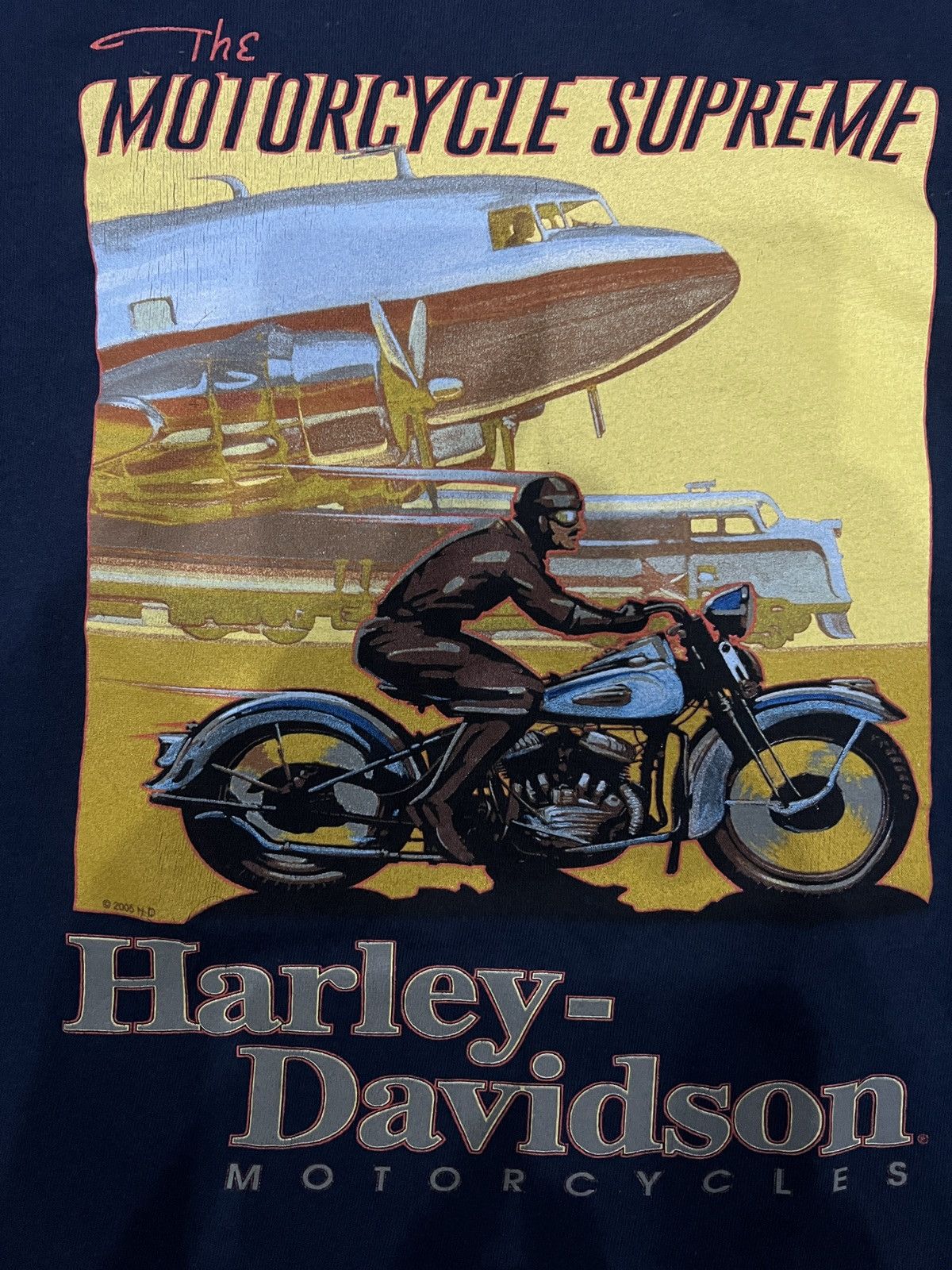 Harley Davidson Vintage Harley-Davidson “The Motorcycle Supreme” Graphic Tee Size US M / EU 48-50 / 2 - 2 Thumbnail