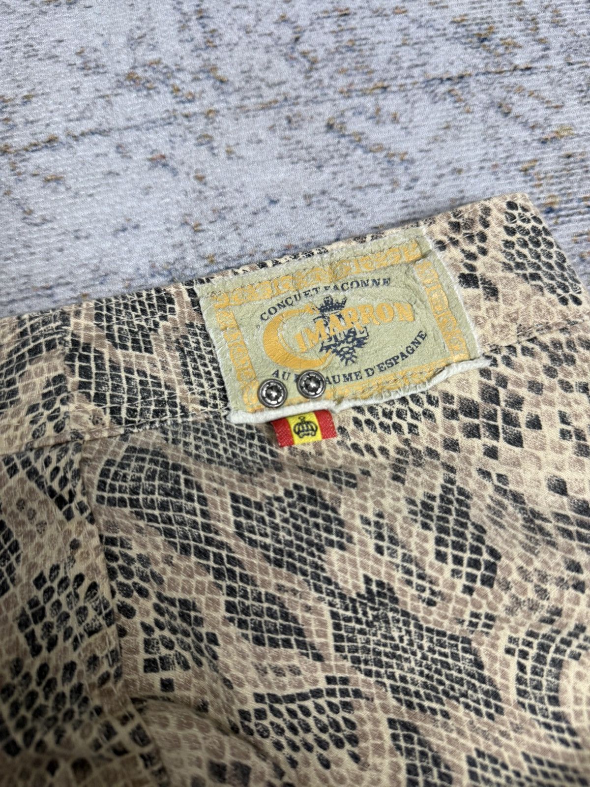 Tornado Mart Cimarron snake skin y2k style pants Size US 26 / EU 42 - 7 Thumbnail