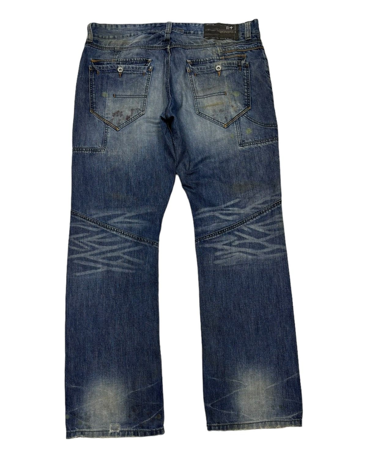 JNCO × Rocawear × Southpole VINTAGE ROCAWEAR BAGGY DISTRESSED DENIM JEANS Size US 40 / EU 56 - 8 Thumbnail