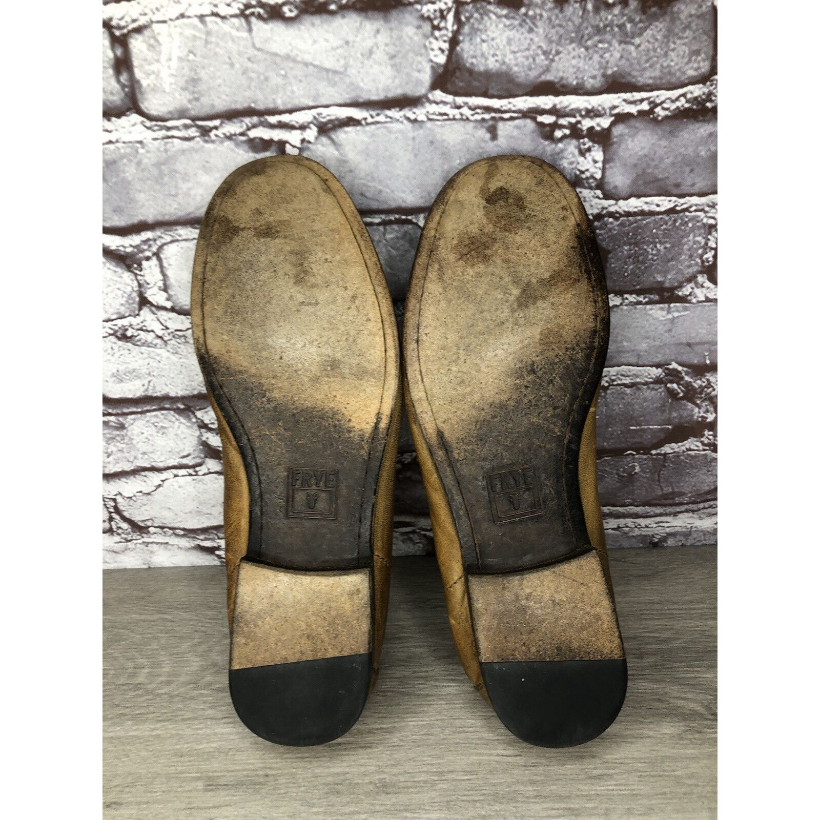 Frye FRYE Loafer Brown Leather Slip On Comfort Moccasin Driver Me Size US 11 / EU 44 - 18 Thumbnail