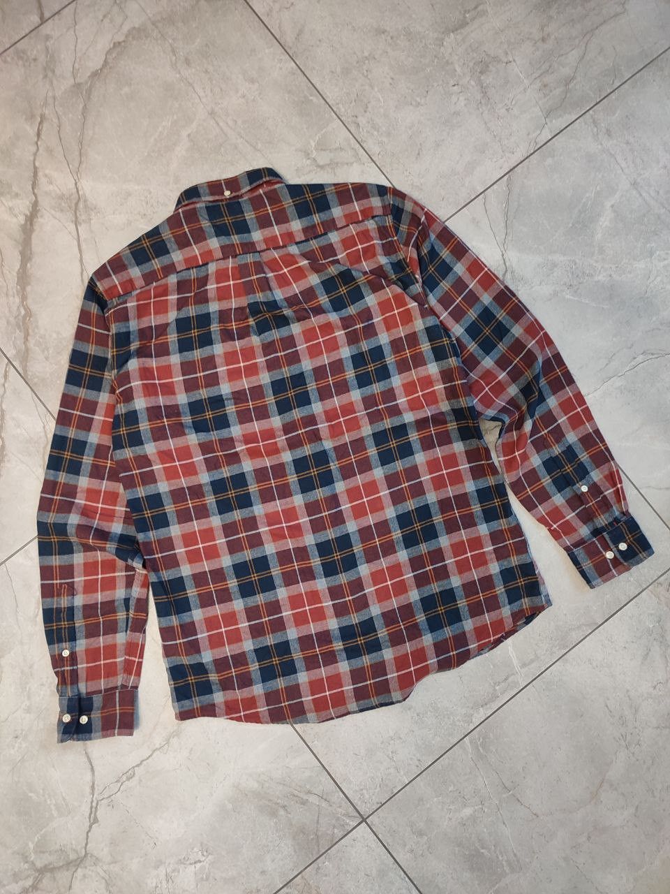 Barbour Barbour coton shirt red navy cage print M size Size US M / EU 48-50 / 2 - 8 Thumbnail
