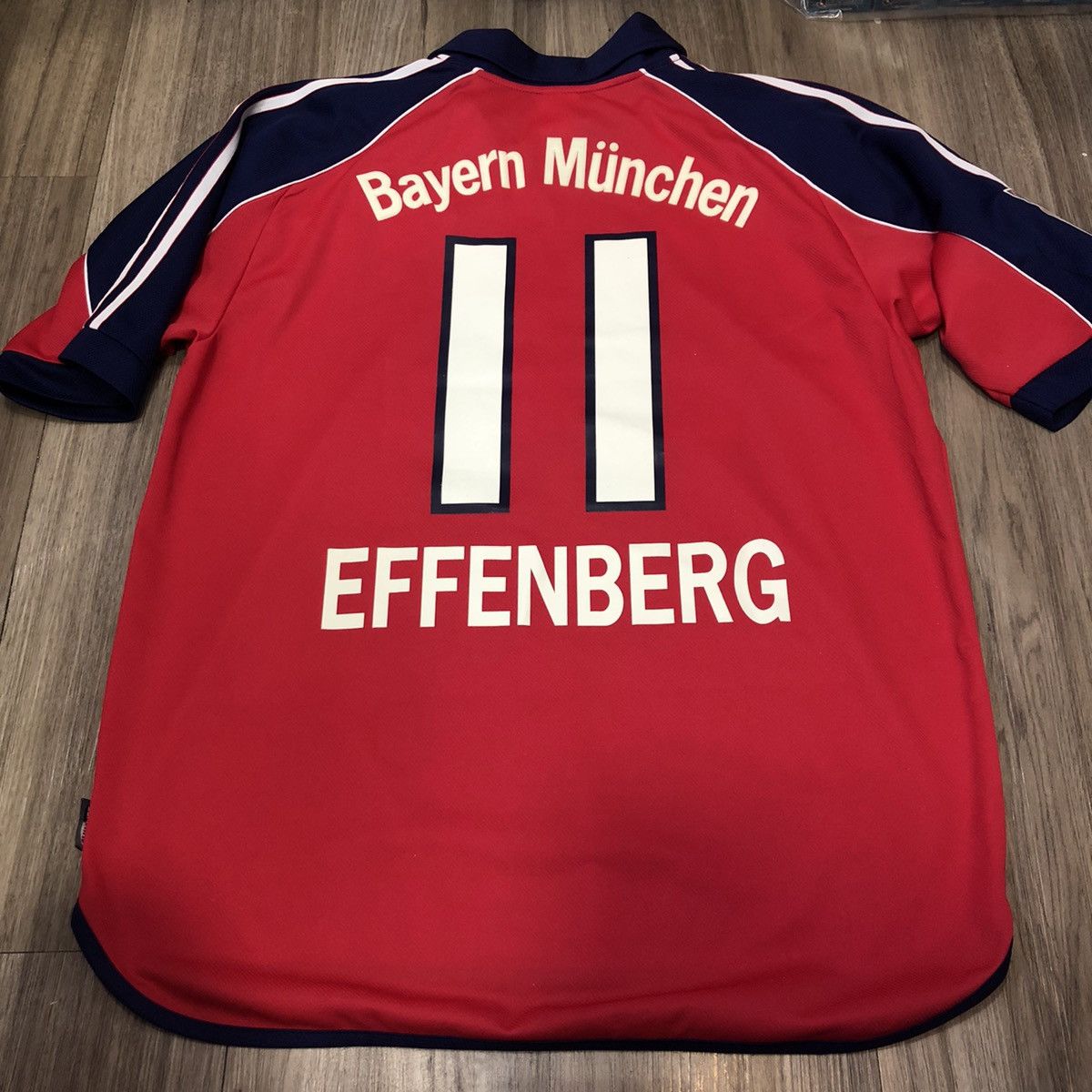 Adidas Bayern Munich 00/01 home jersey set #11 Effenberg Size US L / EU 52-54 / 3 - 3 Thumbnail