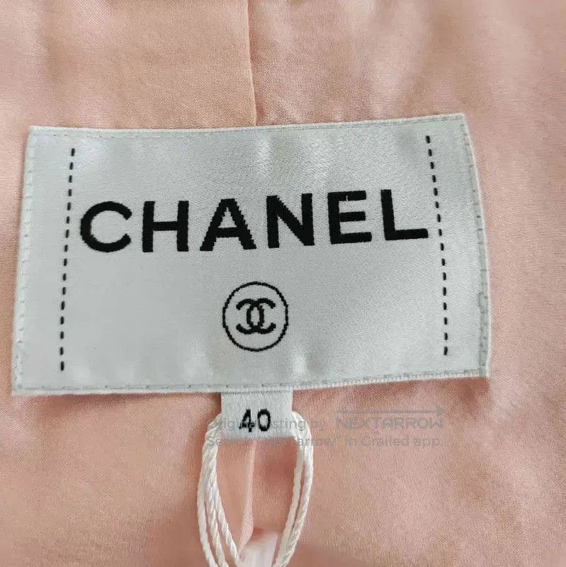 Chanel Chanel Pink Cotton Women's Jacket . Size L / US 10 / IT 46 - 3 Thumbnail