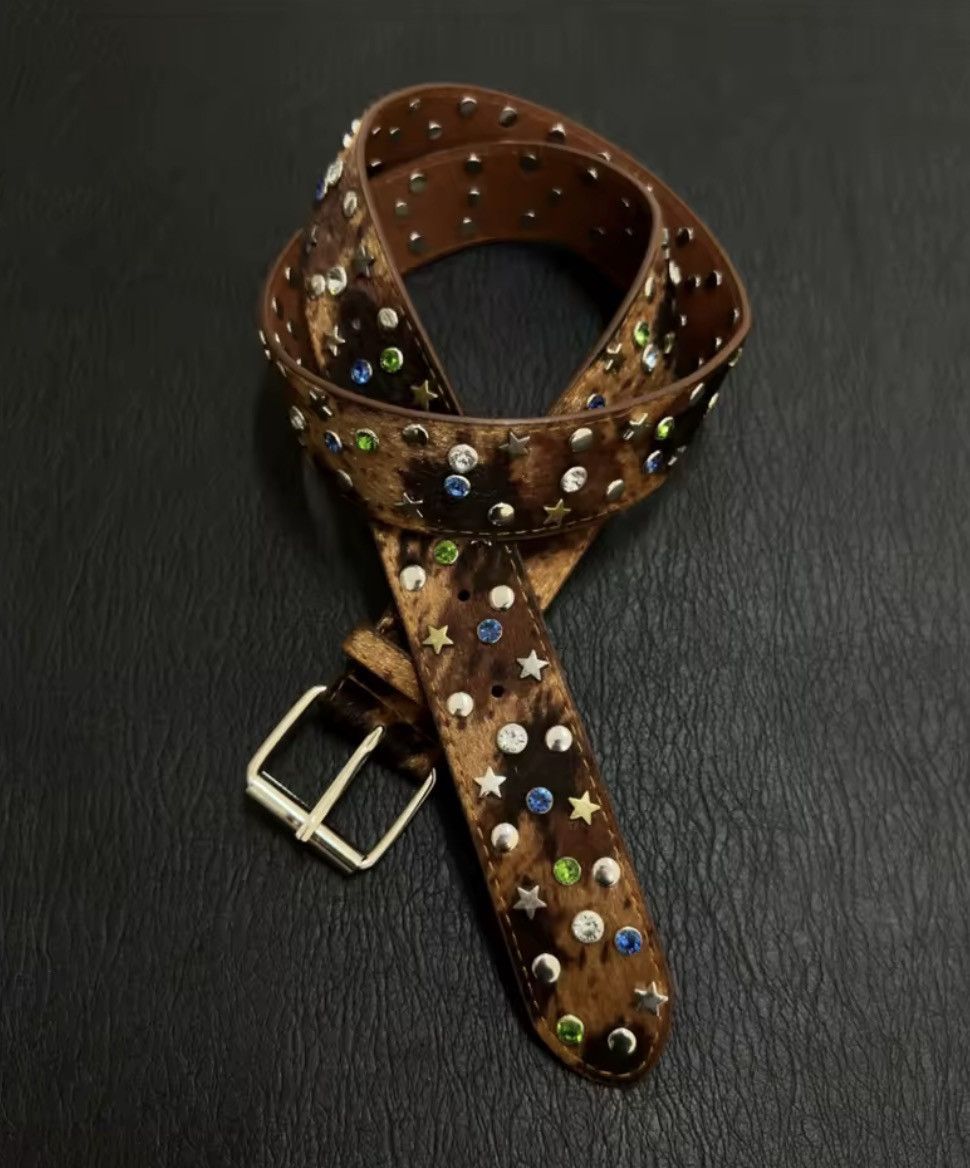 Vintage Leopard Plush Punk Y2k Belt Size ONE SIZE - 3 Thumbnail