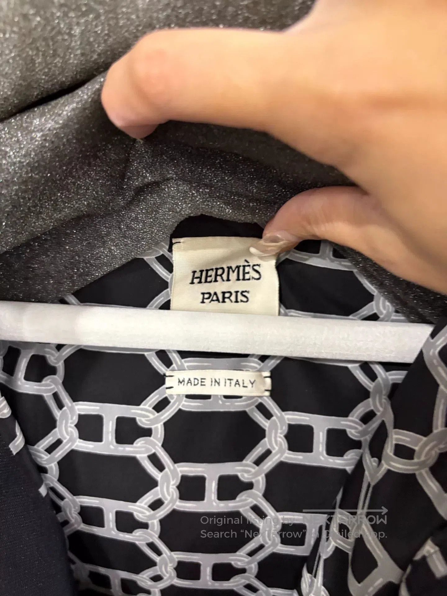 Hermes Hermes Short Down Jacket with Pig Nose Design. Size US S / EU 44-46 / 1 - 8 Thumbnail